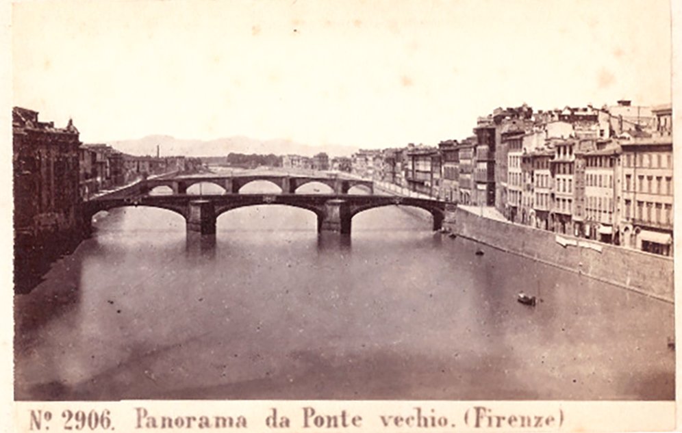 Panorame der Ponte Vechio, Florenz (Volkskunde- und Freilichtmuseum Roscheider Hof CC0)