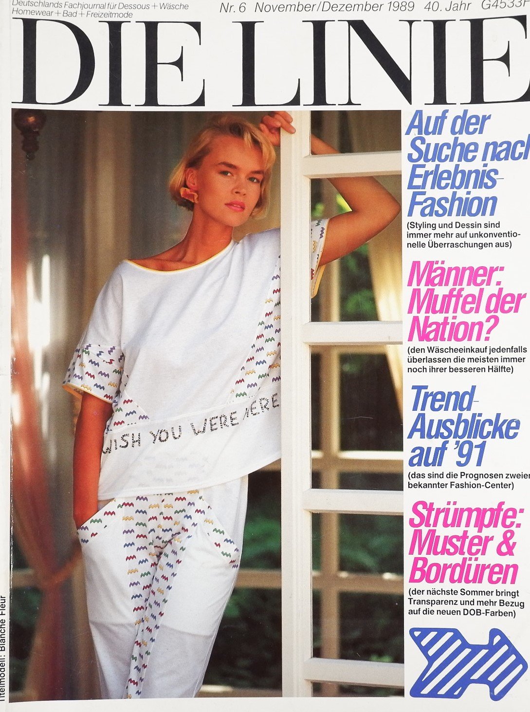 Die Linie - Heft 6 (November/Dezember 1989 (Volkskunde- und Freilichtmuseum Roscheider Hof RR-F)