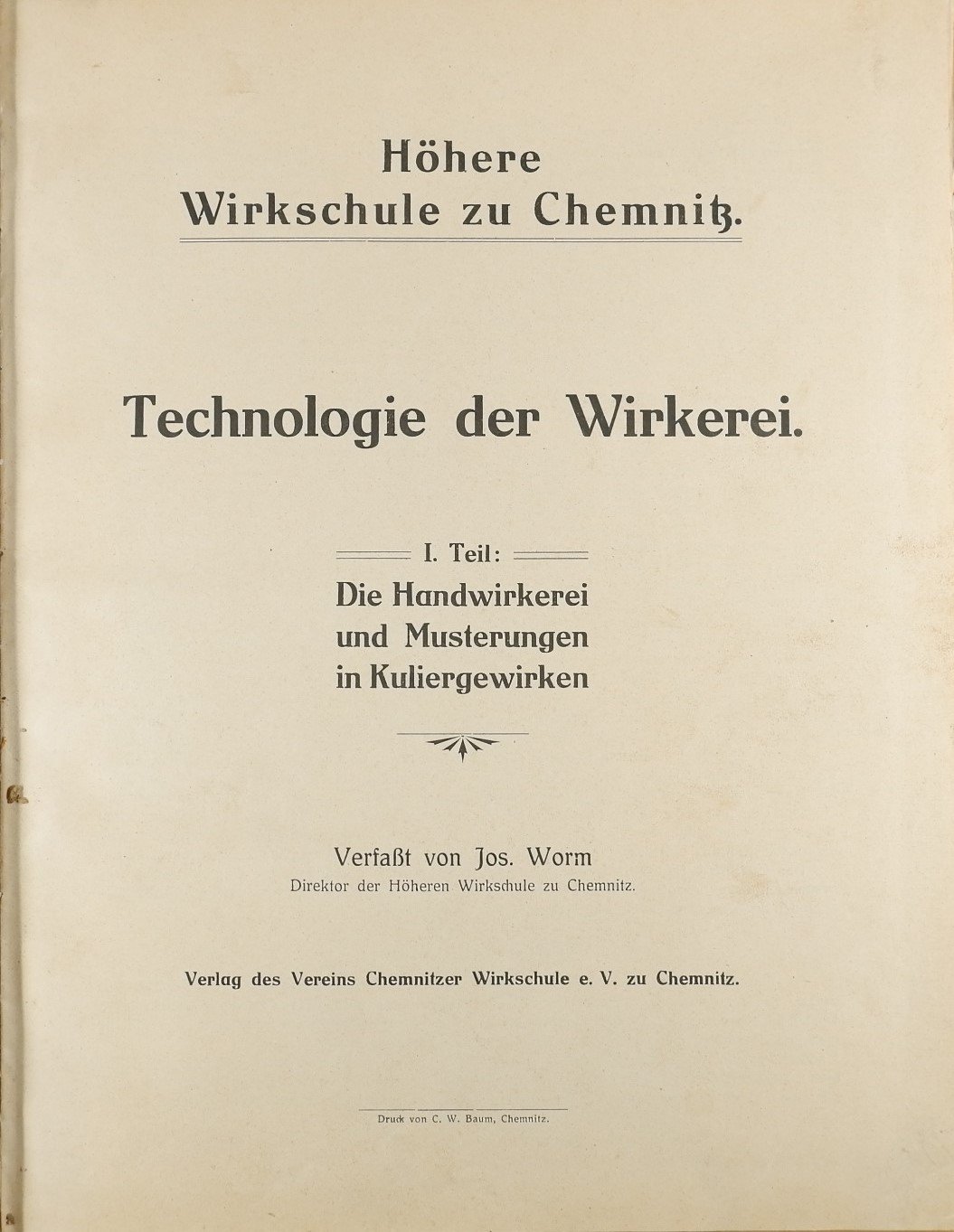 Technologie der Wirkerei Teil I: Die Handwirkerei und Musterungen in Kuliergewirken (Volkskunde- und Freilichtmuseum Roscheider Hof RR-F)