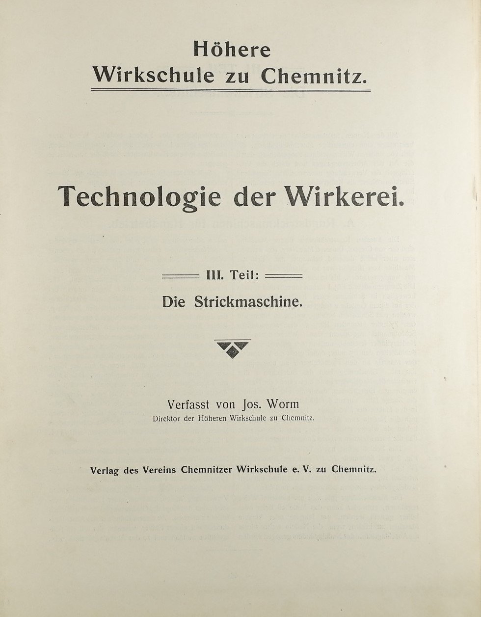 Technologie der Wirkerei Teil III: Die Strickmaschine (Volkskunde- und Freilichtmuseum Roscheider Hof RR-F)