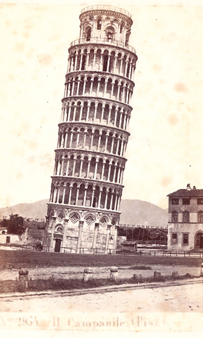 Schiefer Turm von Pisa (Glockenturm des Doms zu Pisa) (Volkskunde- und Freilichtmuseum Roscheider Hof CC0)