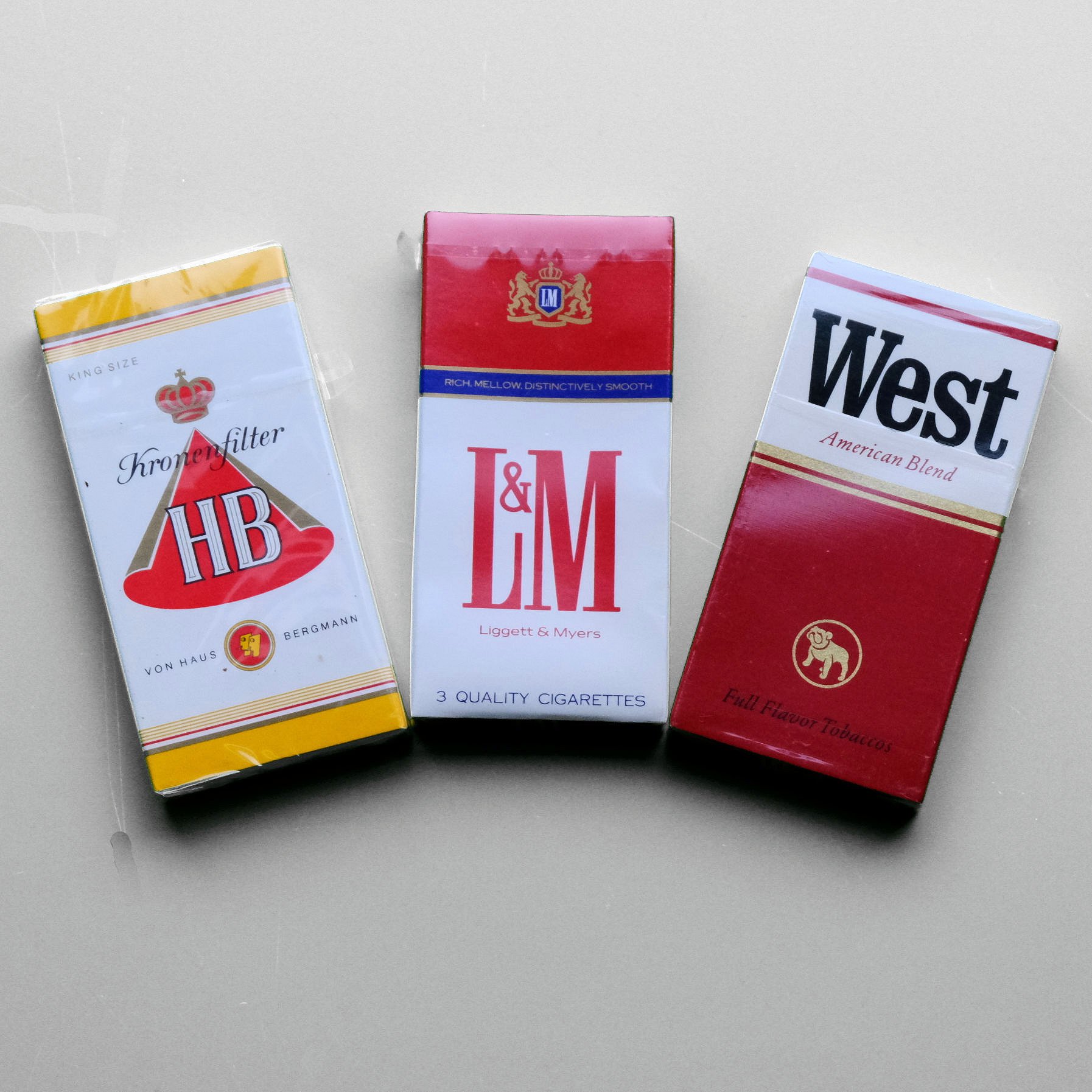 Zigaretten - 3er Packungen (Probierpackungen) (Freilichtmuseum Roscheider Hof CC0)