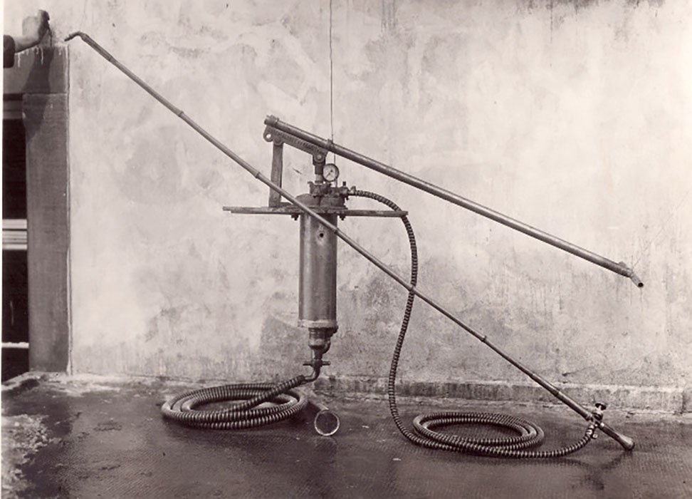 Foto Gerät zum Komprimieren von Luft (Freilichtmuseum Roscheider Hof CC0)