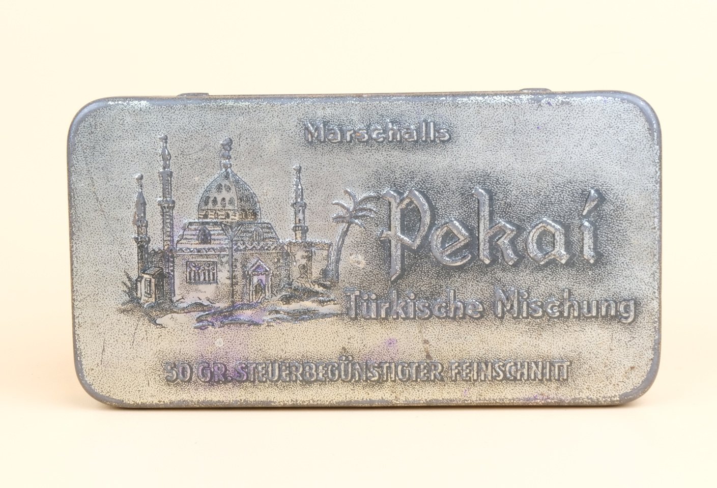 Zigarettentabak "Marschals Pekai" (Freilichtmuseum Roscheider Hof CC0)