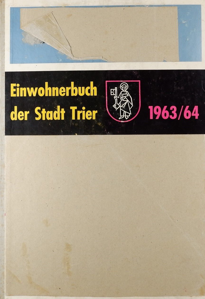 Einwohnerbuch der Stadt Trier (1963/64) (Freilichtmuseum Roscheider Hof RR-F)