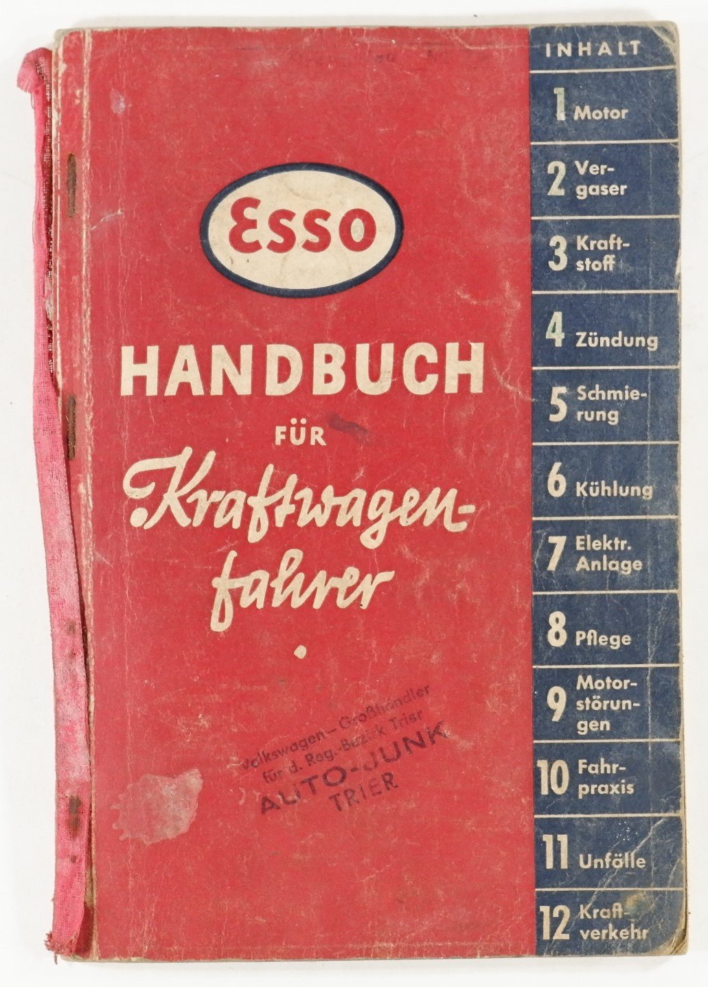 Esso Handbuch für Kraftwagenfahrer (Freilichtmuseum Roscheider Hof RR-F)