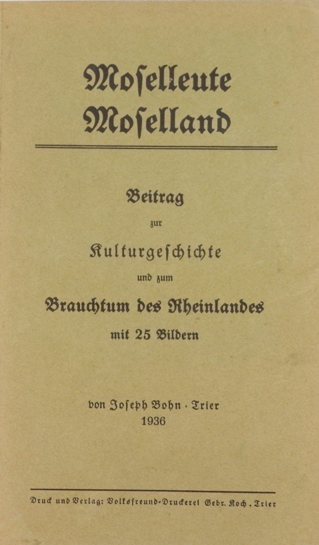 Moselleute Moselland (Freilichtmuseum Roscheider Hof RR-F)