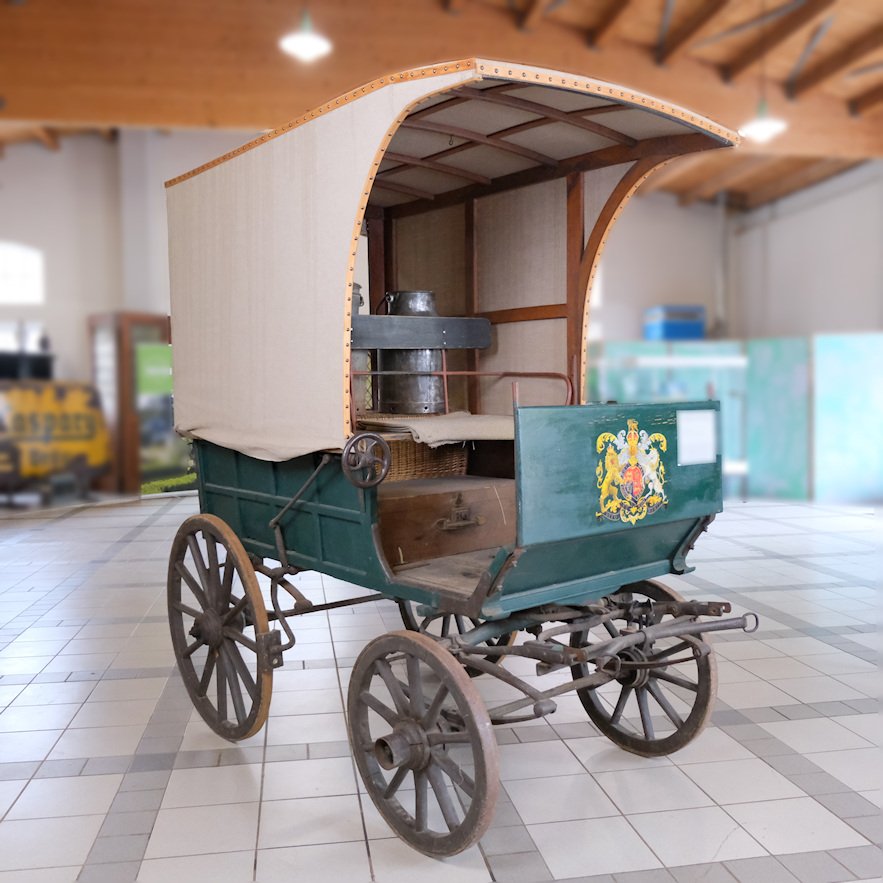 Kleiner Pferdeomnibus (Freilichtmuseum Roscheider Hof CC0)