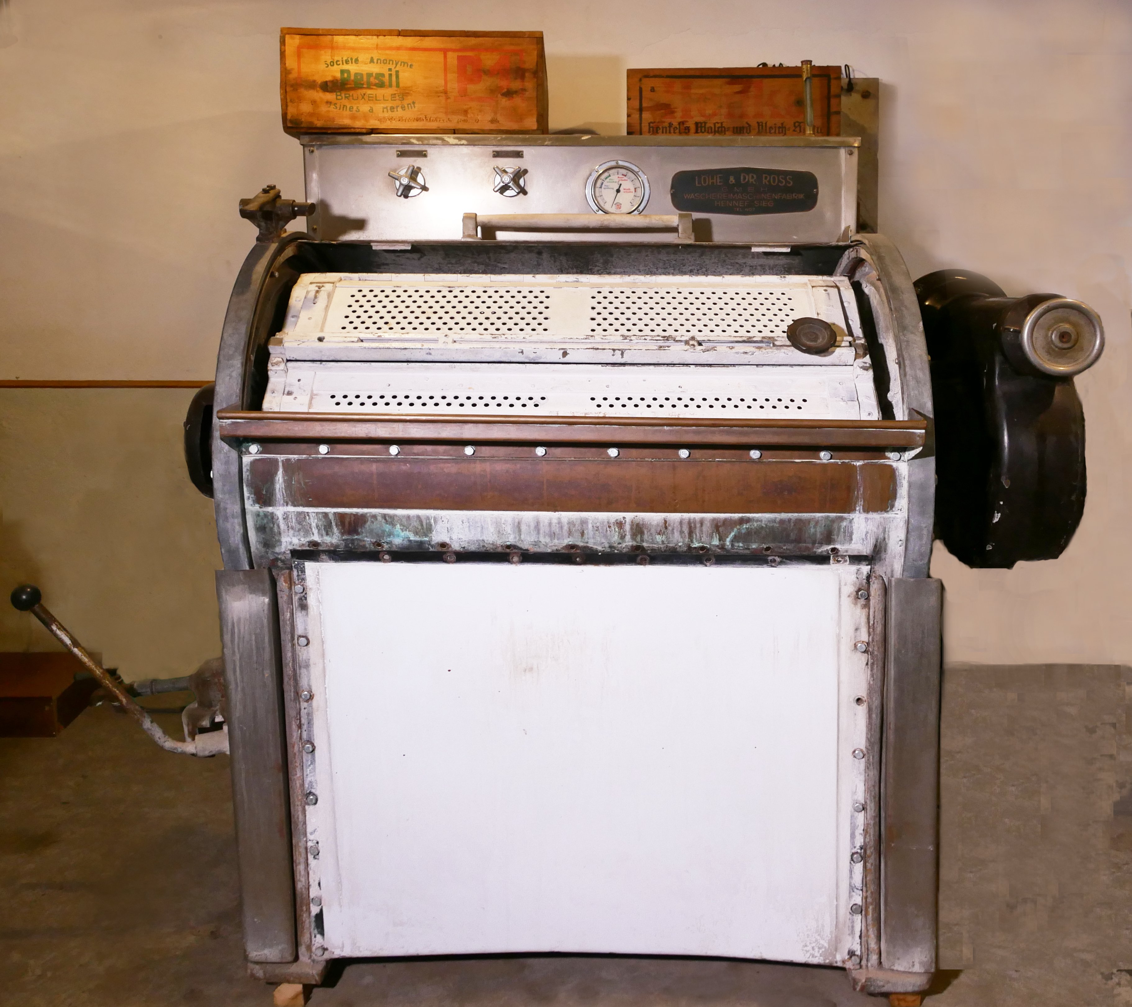Gewerbewaschmaschine (Freilichtmuseum Roscheider Hof CC0)