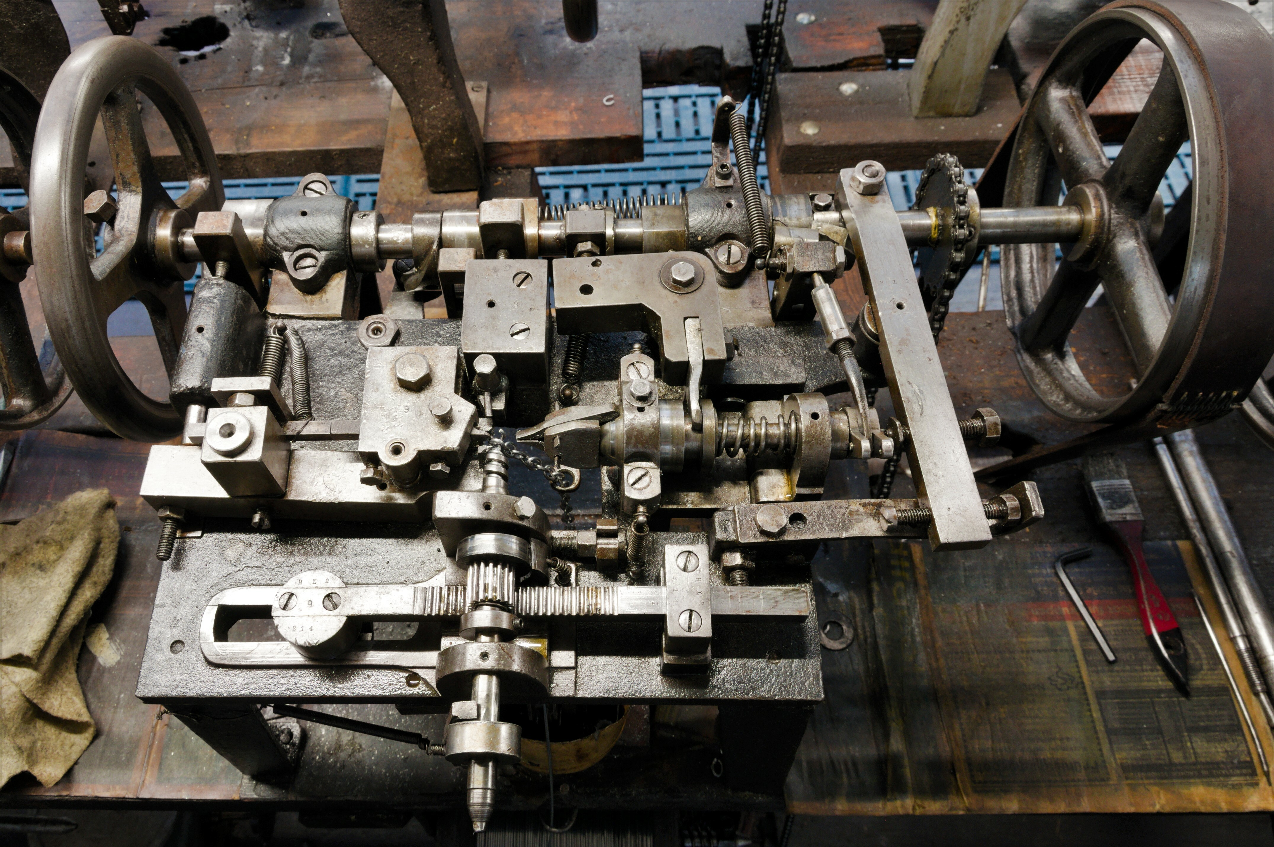 Kettenmaschine 9 (Industriedenkmal Jakob Bengel CC BY-NC-SA)