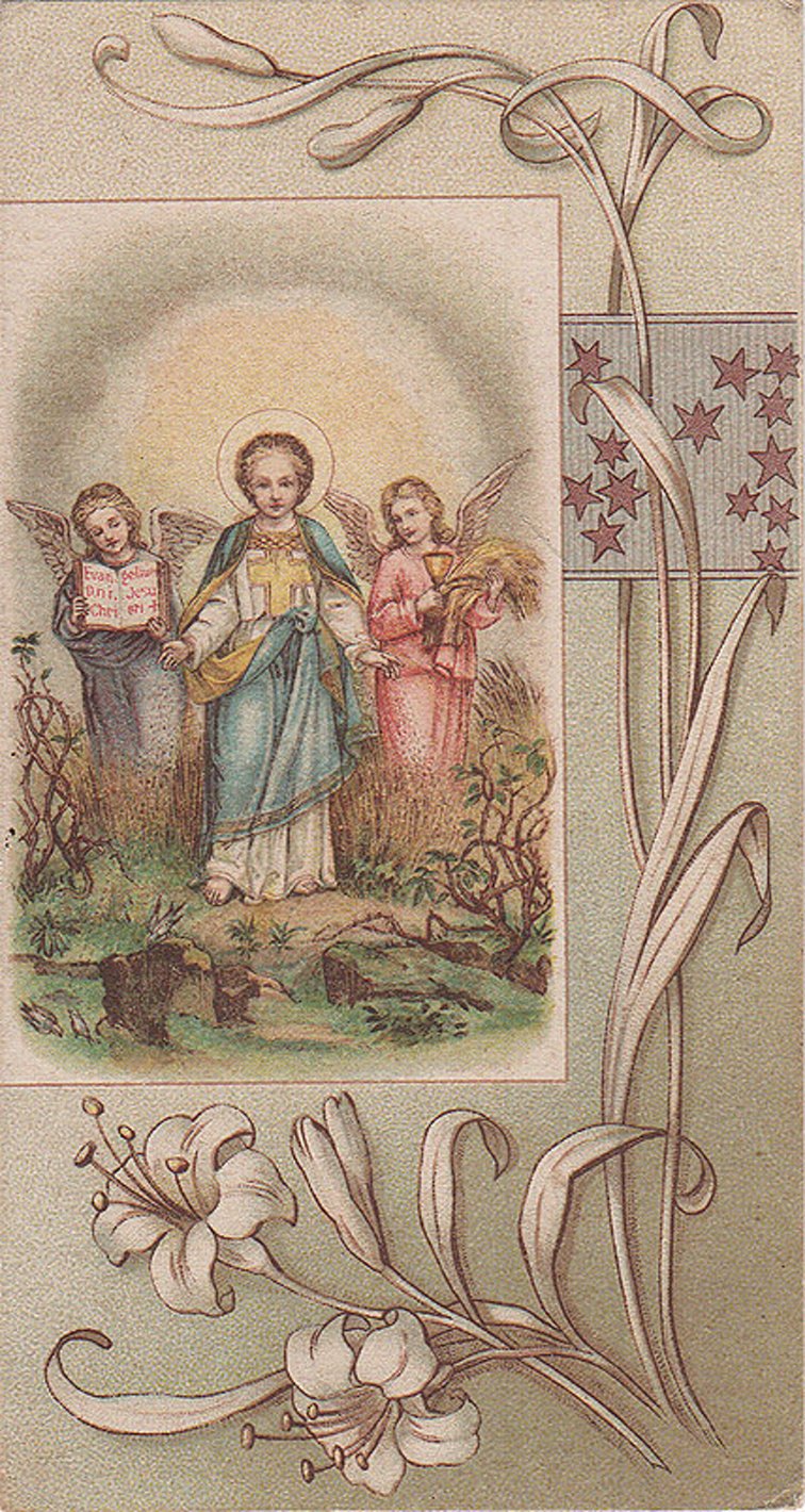 Gebets- und Ablasskarte zum hl. Kind von Aracoeli - Rom (Heimatarchiv Bad Bodendorf CC BY-NC-SA)