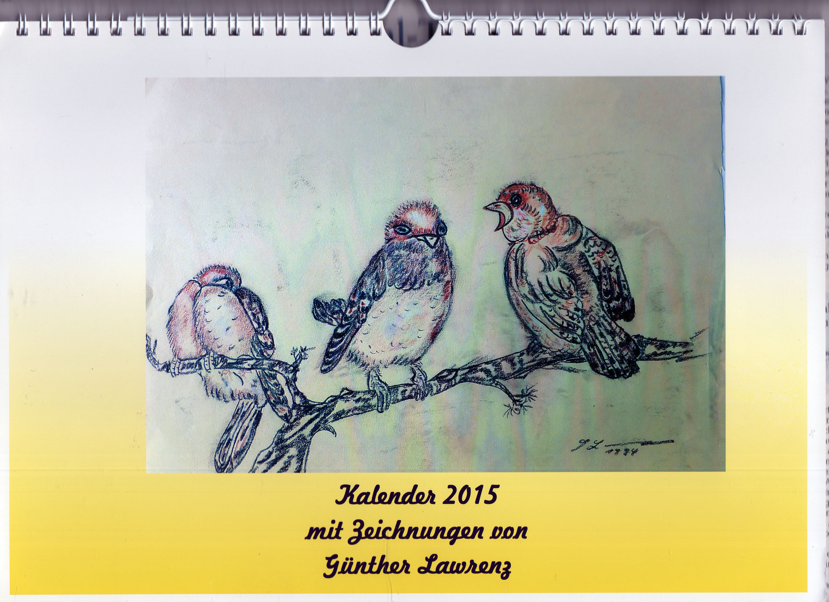 Kalender 2015 mit Zeichnungen von Günther Lawrenz (Günther Lawrenz CC BY-NC-SA)