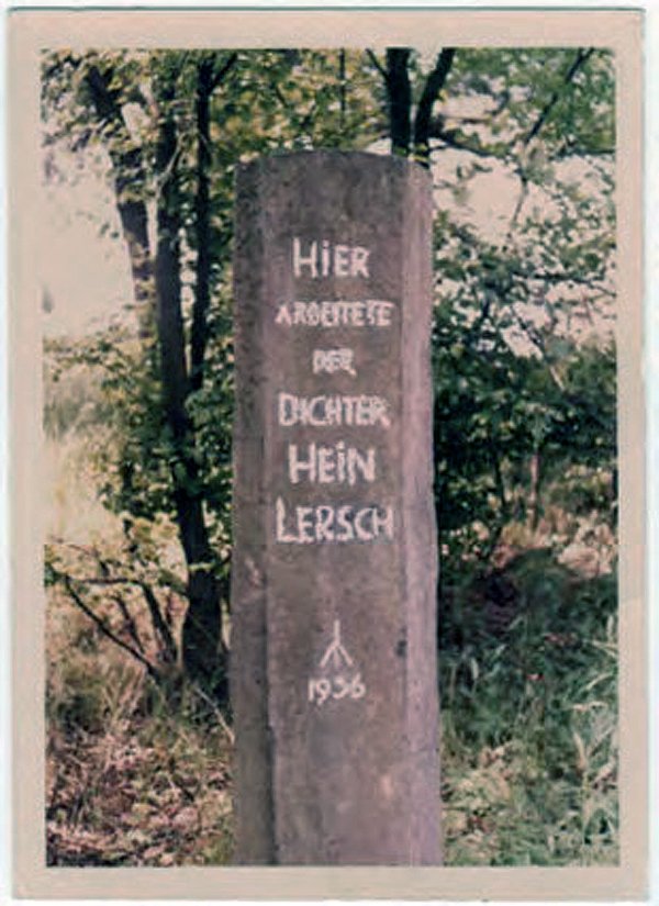 Gedenkstein für Heinrich Lersch (Heimatarchiv Bad Bodendorf CC BY-NC-SA)