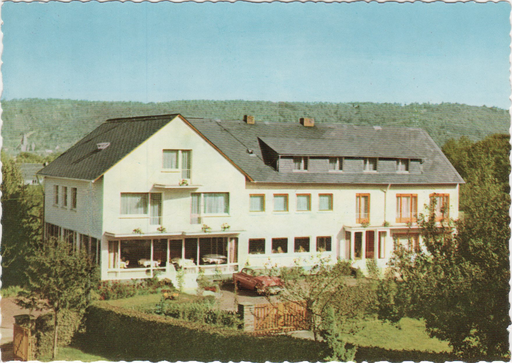 Ansichtskarte Seniorenheim JANITZKI Bad Bodendorf (Heimatarchiv Bad Bodendorf CC BY-NC-SA)