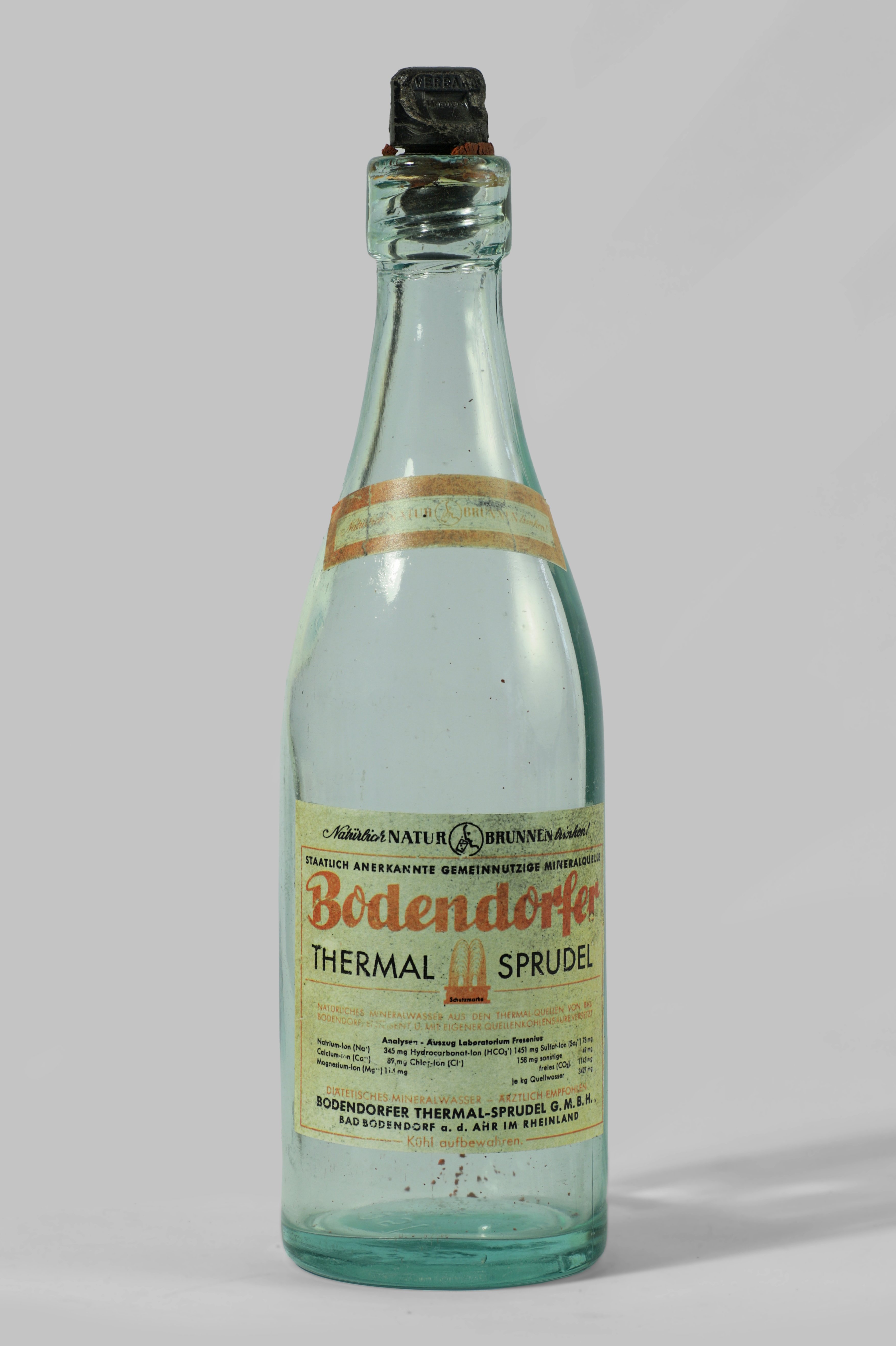 Flasche Bodendorfer Thermalsprudel mit Drehverschluß (Michael Papenberg CC BY-NC-SA)