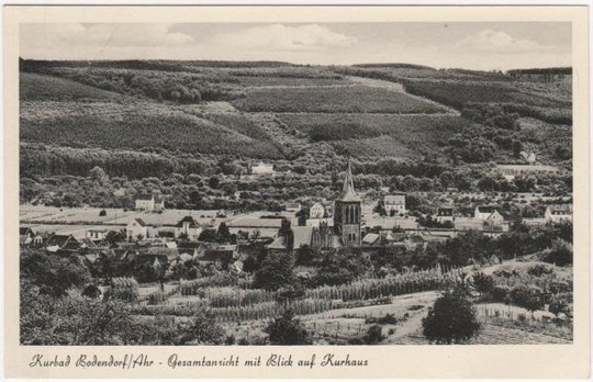 Ansichtskarten Motiv "Blick vom Reisberg auf Kurhaus" (Jupp Schuld CC BY-NC-SA)