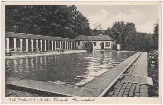 Ansichtskarte Bad Bodendorfer a.d. Ahr Thermal-Schwimmbad (Cramers Kunstanstalt (CeKaDe) - Dortmund CC BY-NC-SA)