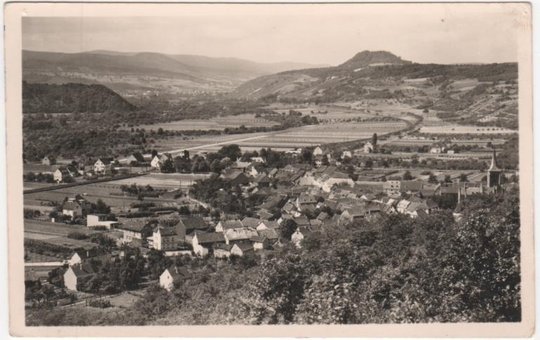 Ansichtskarte "Blick vom Reisberg über den Ort ins Ahrtal" (Jupp Schuld CC BY-NC-SA)