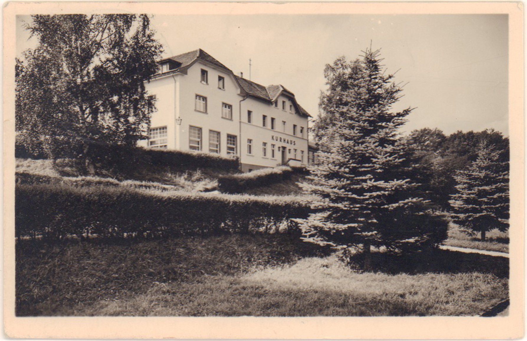 Ansichtskarte Motiv "Kurhaus Bad Bodendorf" (Jupp Schuld, Nachf. CC BY-NC-SA)