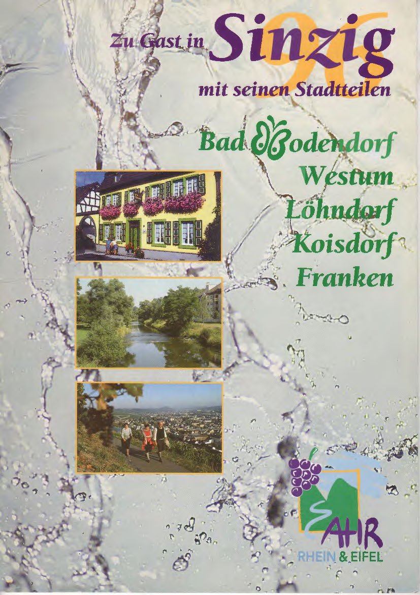 Zu Gast in Sinzig mit seinen Stadtreilen 1996 (Tourist-Service Sinzig CC BY-NC-SA)