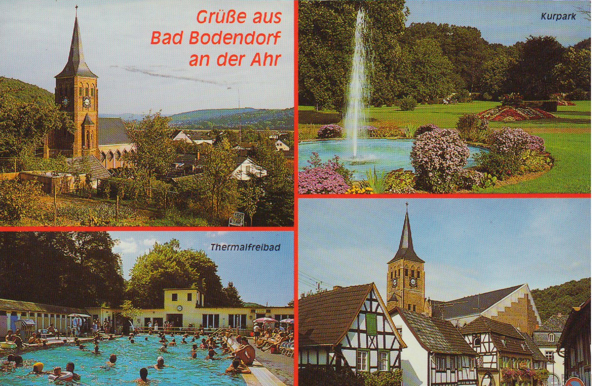 Ansichtskarten Blick mit vier Dorfansichten von Bodendorf (Horst Ziethen-Druck, Köln CC BY-NC-SA)