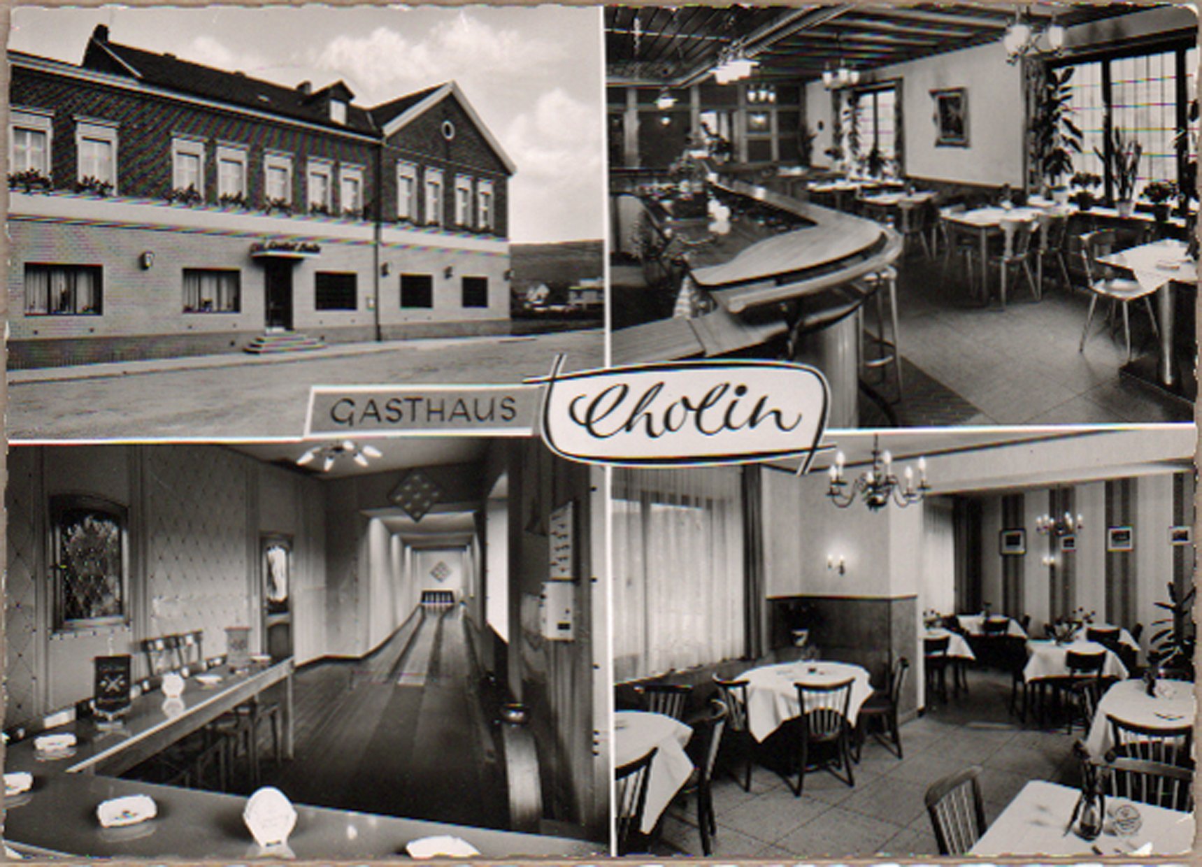 Ansichtskarte Gasthaus Cholin (Robert Cornely Verlag, Bad Wörishofen CC BY-NC-SA)