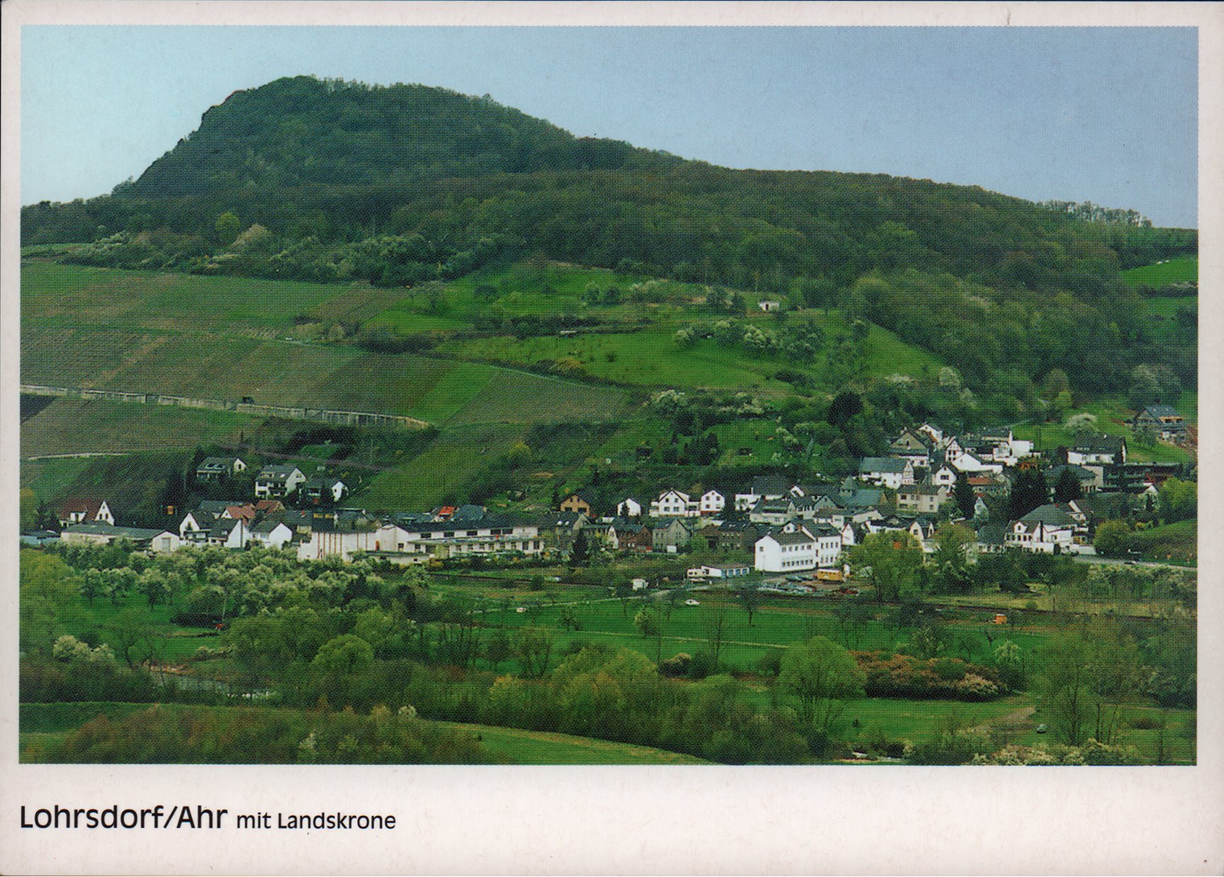 Ansichtskarte "Lohrdorf/Ahr mit Landskrone" (Norbert Becker, Lohrsdorf CC BY-NC-SA)