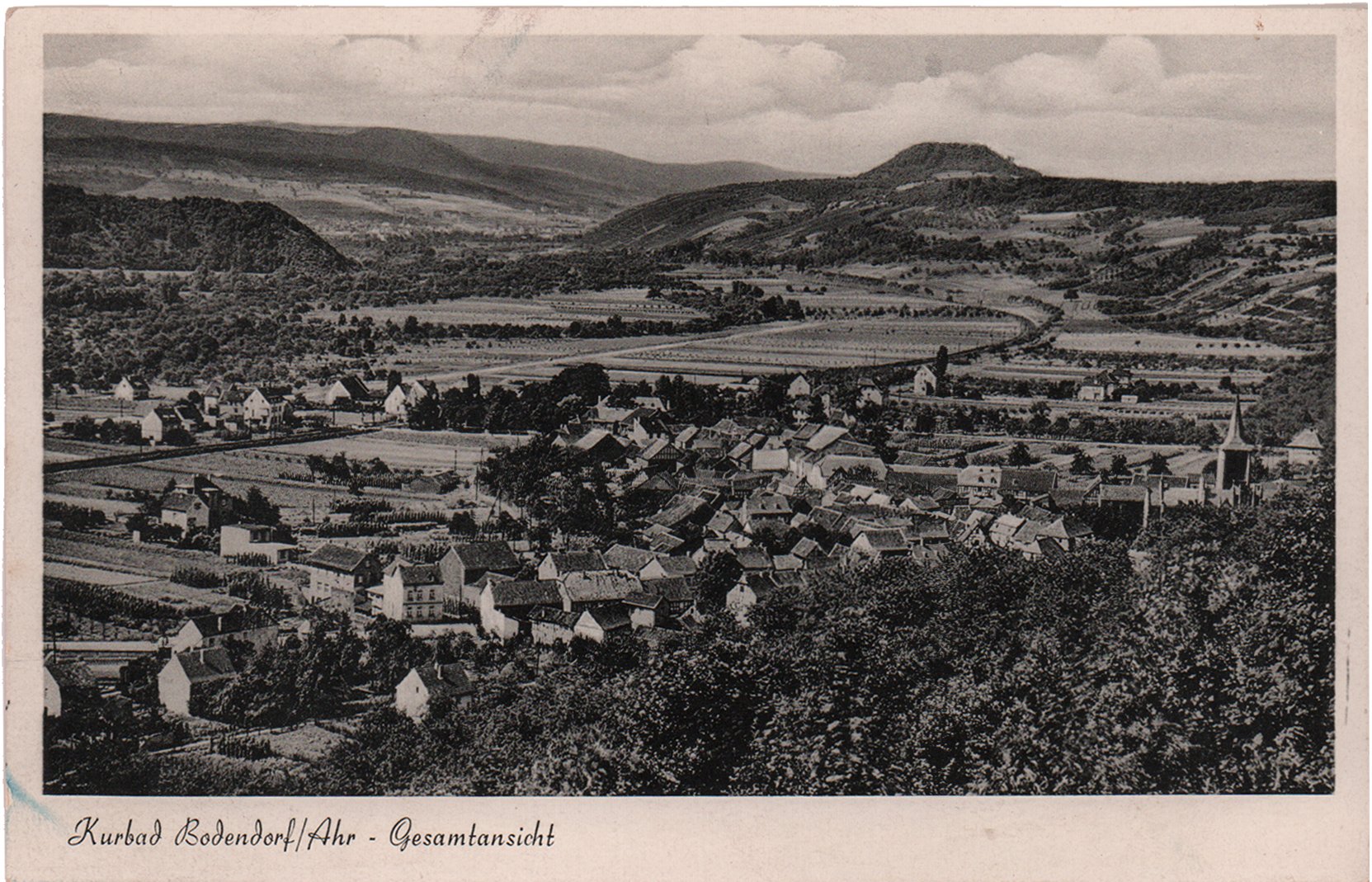 Ansichtskarte Blick vom Reisberg ins Ahrtal (Heimatarchiv Bad Bodendorf CC BY-NC-SA)