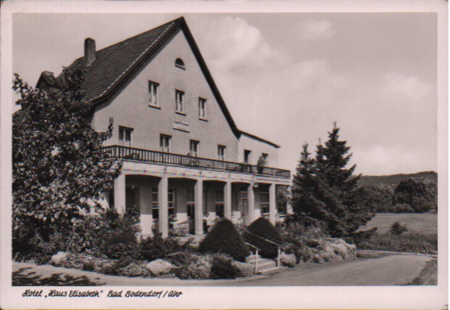 Ansichtskarte Hotel Haus Elisabeth (Heimatarchiv Bad Bodendorf CC BY-NC-SA)