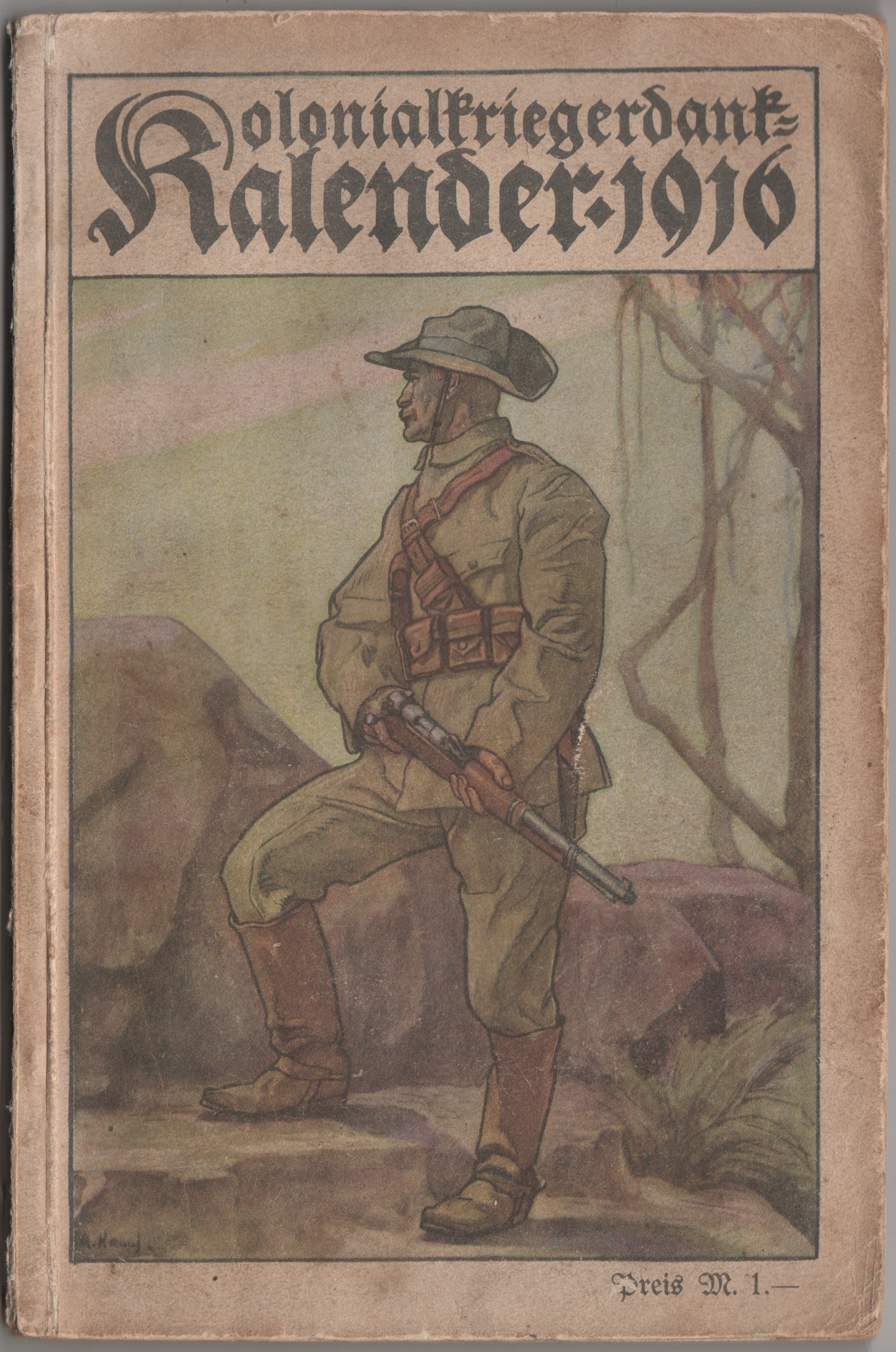 Kolonialkriegerdank-Kalender 1916 (Heimatarchiv Bad Bodendorf CC BY-NC-SA)