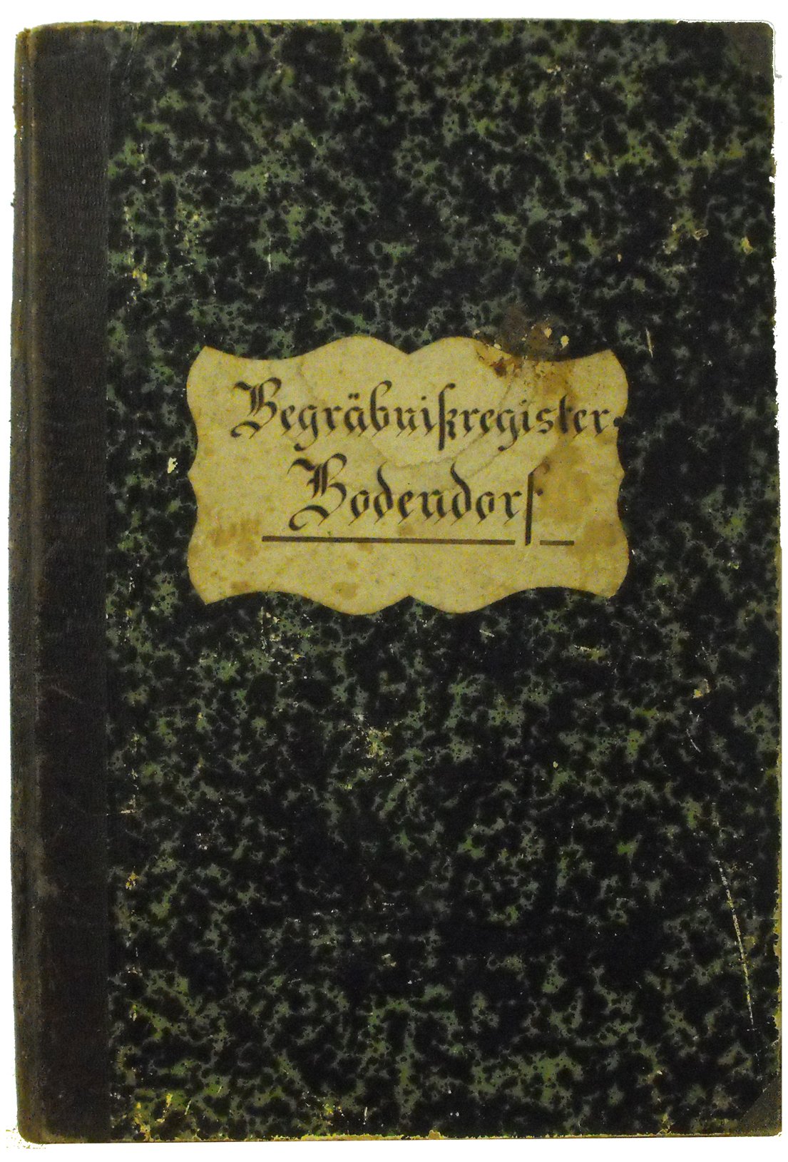 Begräbnisbuch Bodendorf mit Eintragungen 01. Januar 1880 bis 17. Oktober 1920 (Heimatarchiv Bad Bodendorf CC BY-NC-SA)
