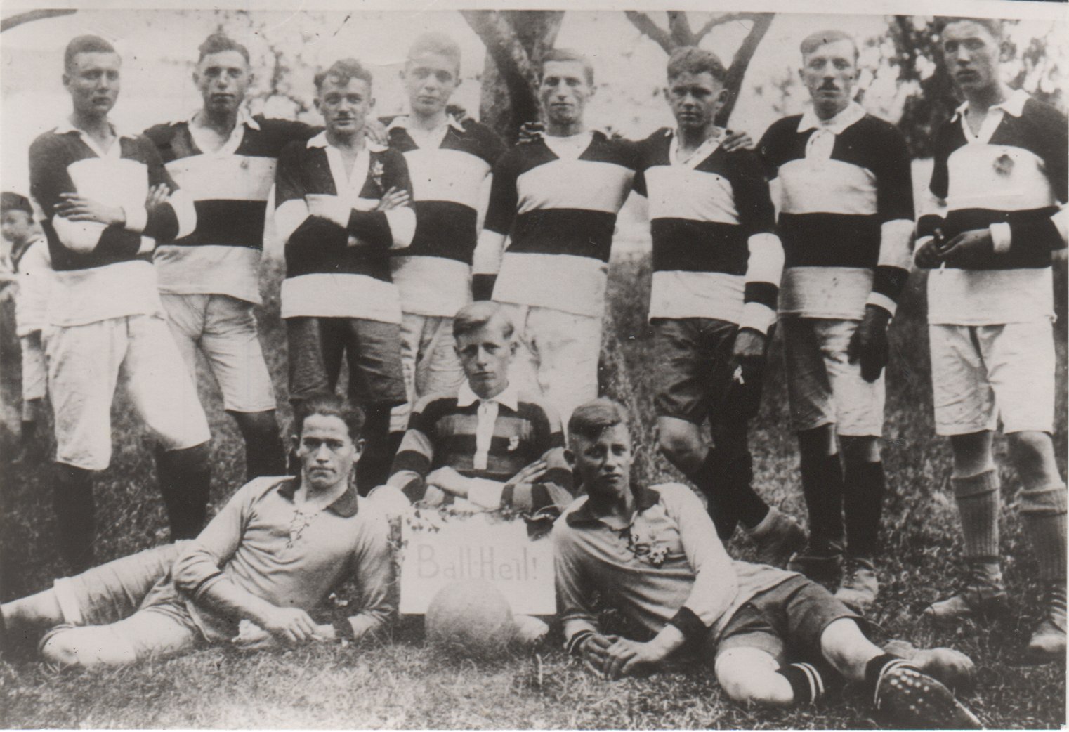 Erste Bodendorfer Fußballmannschaft im Gründungsjahr 1919 (Heimatarchiv Bad Bodendorf CC BY-NC-SA)