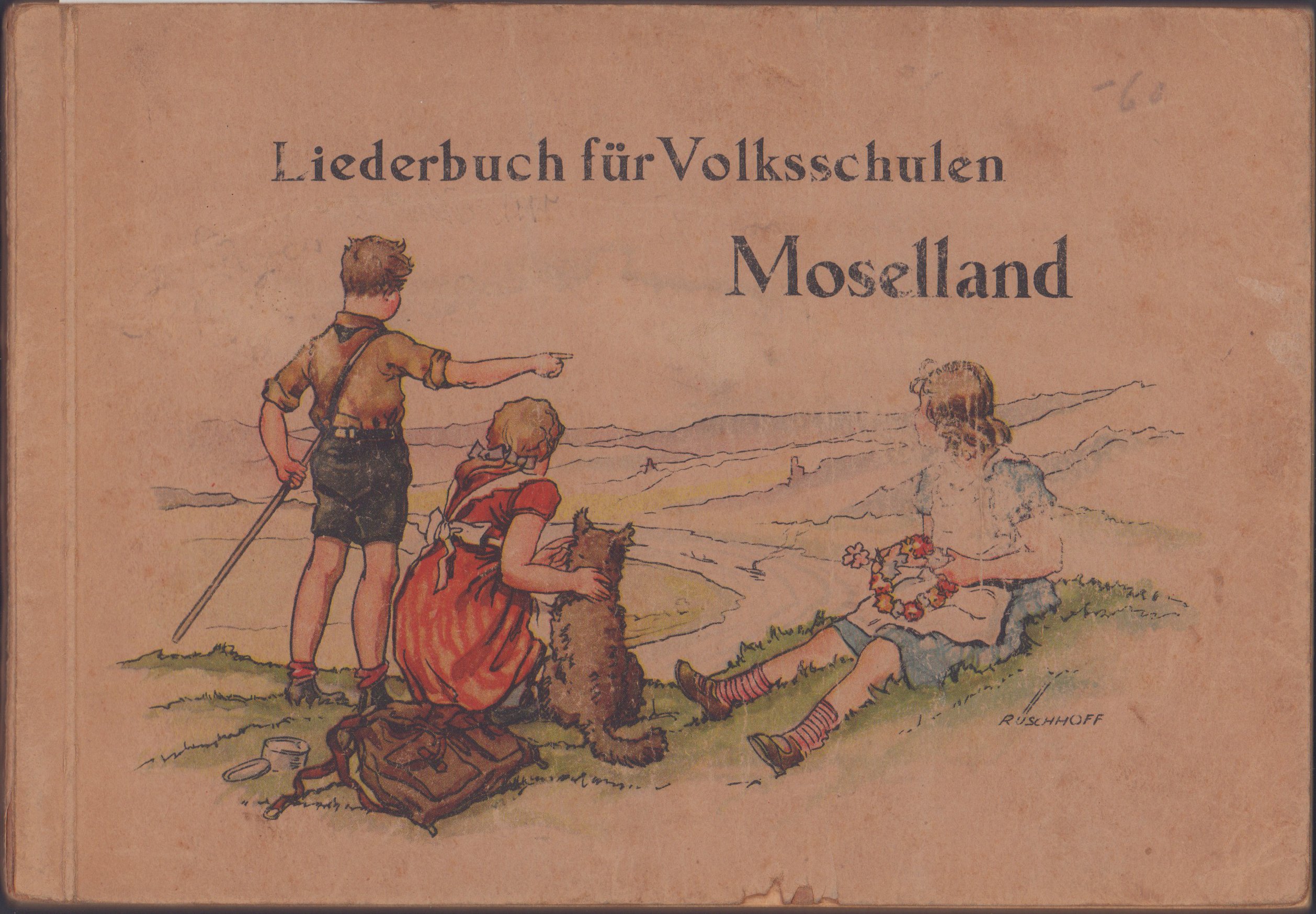 Liederbuch für Volksschulen - Moselland (Heimatarchiv Bad Bodendorf CC BY-NC-SA)