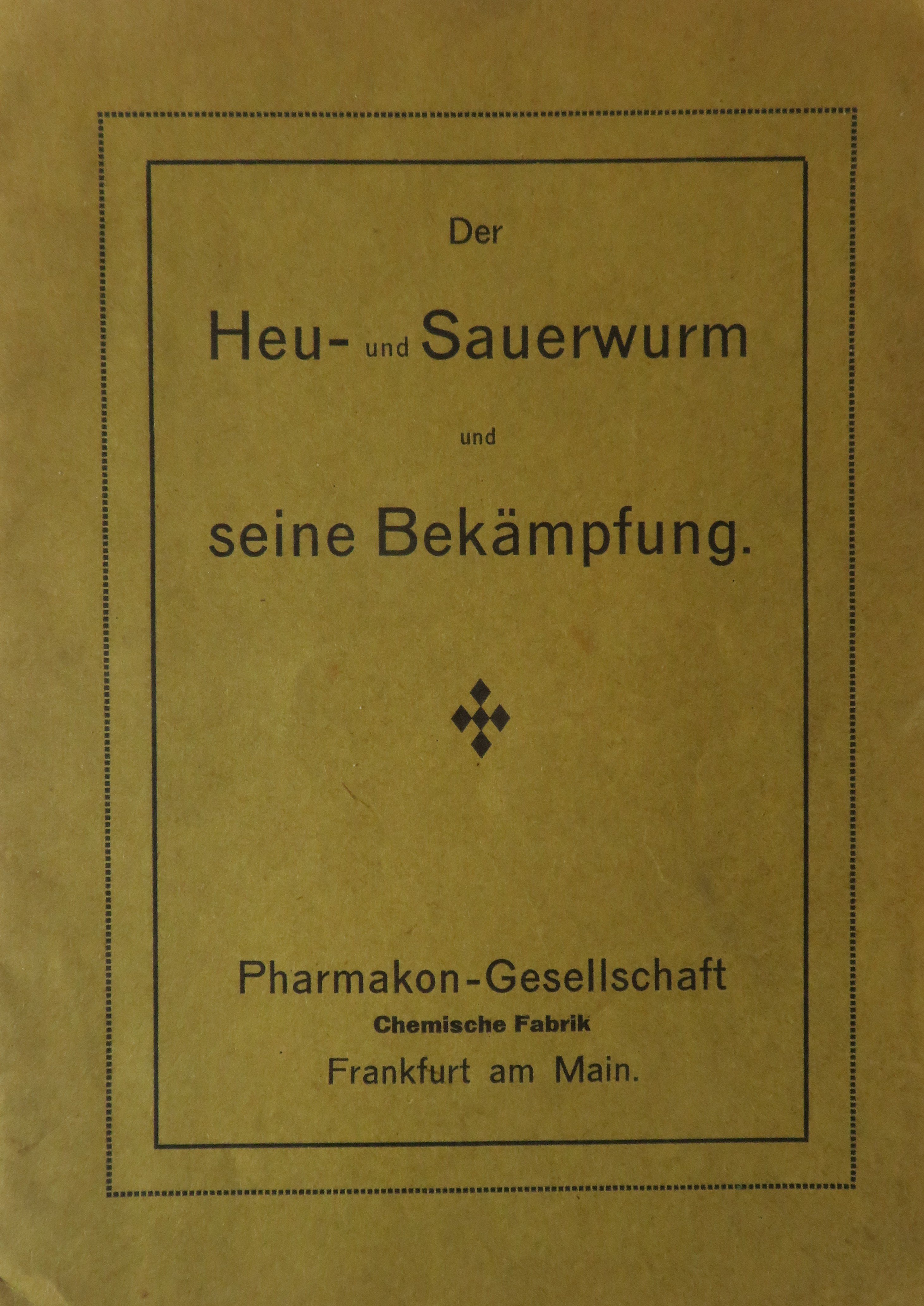 Der Heu- und Sauerwurm und die Bekämpfung (Heimatmuseum Schloss Sinzig CC BY-NC-SA)