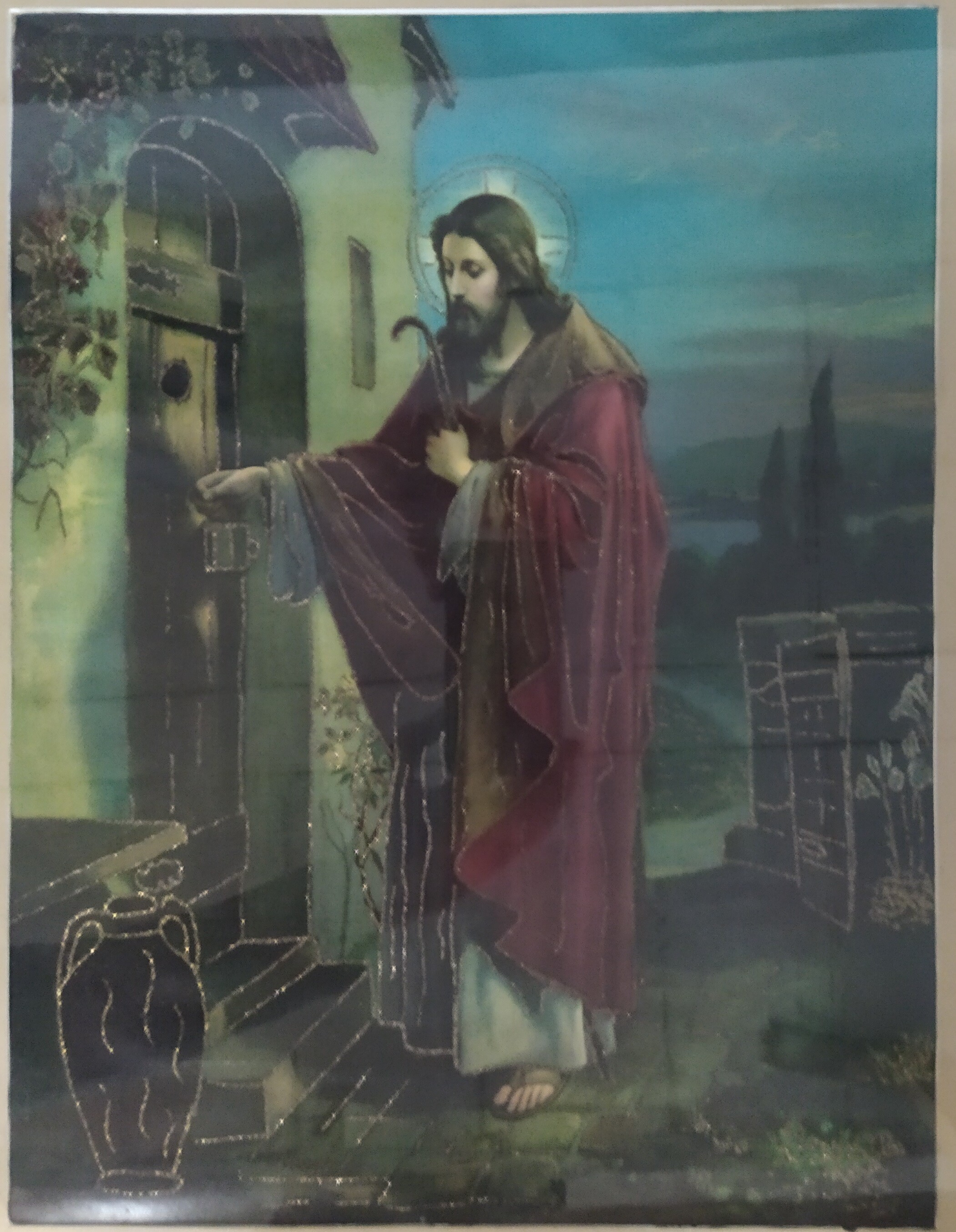 Jesus an Haustür (HKK CC BY-NC-SA)
