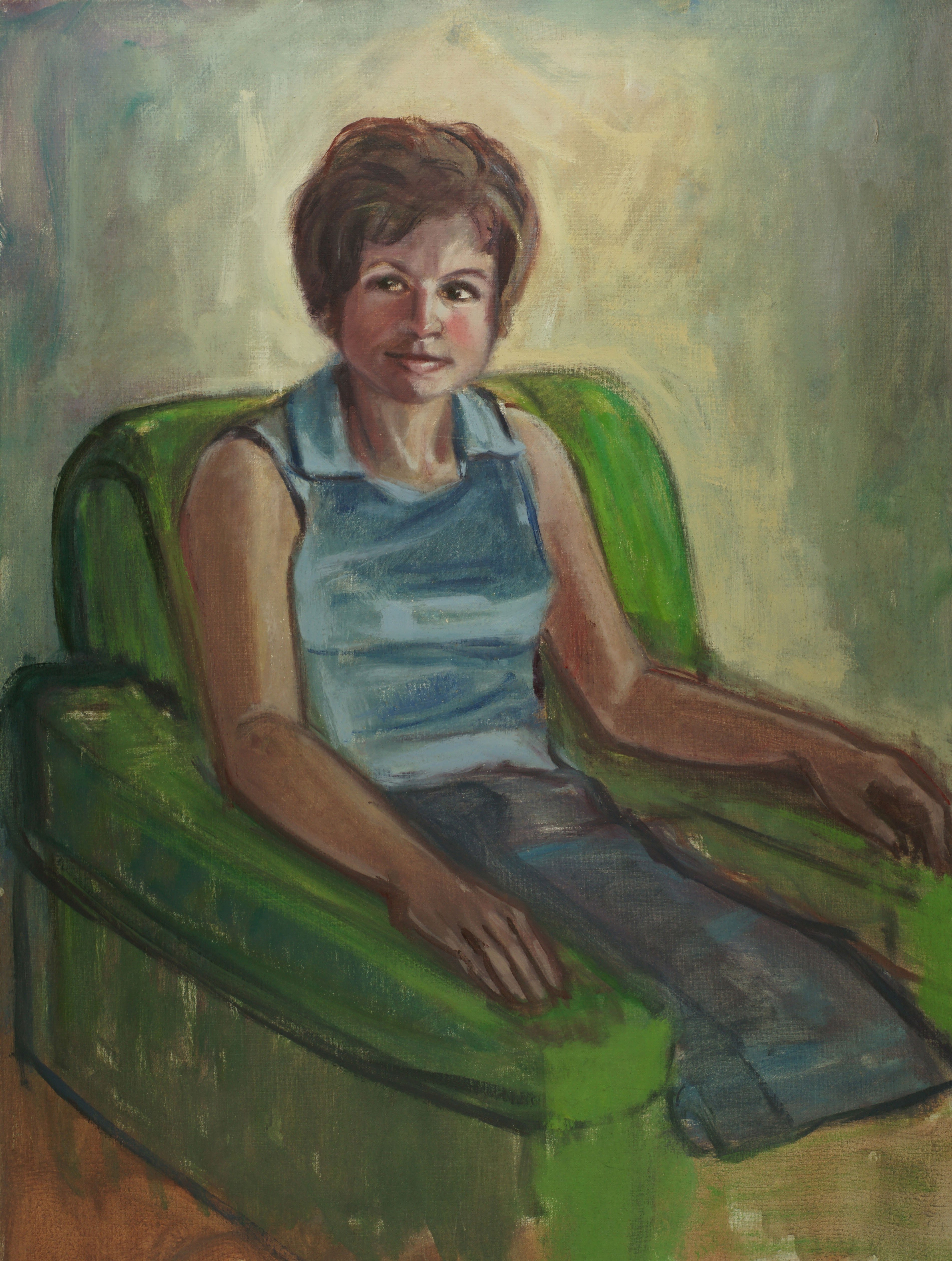 Frau im grünen Sessel (Friedrich Helm CC BY-NC-SA)