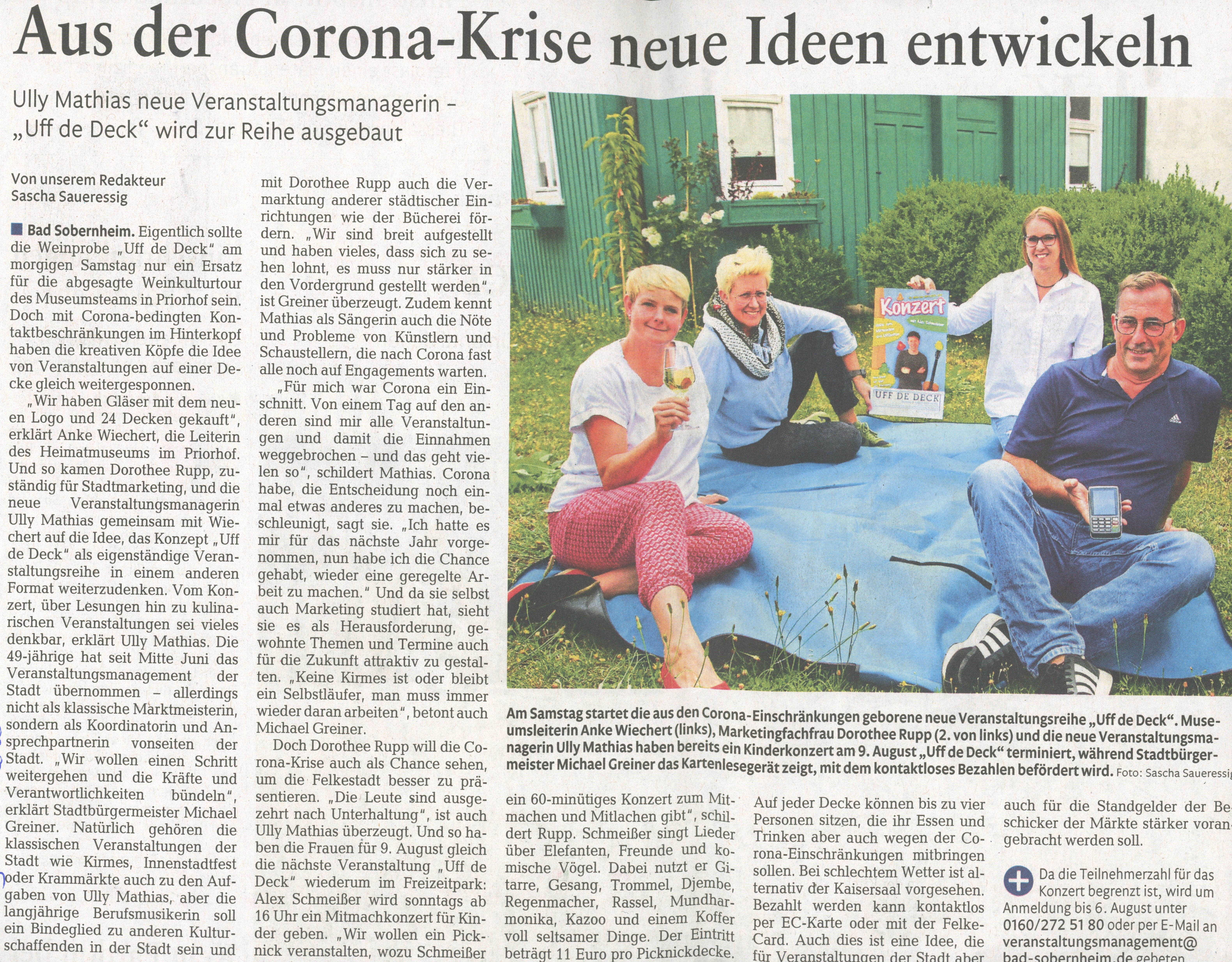 Aus der Corona-Krise neue Ideen entwickeln (Heimatmuseum Bad Sobernheim CC BY-NC-SA)
