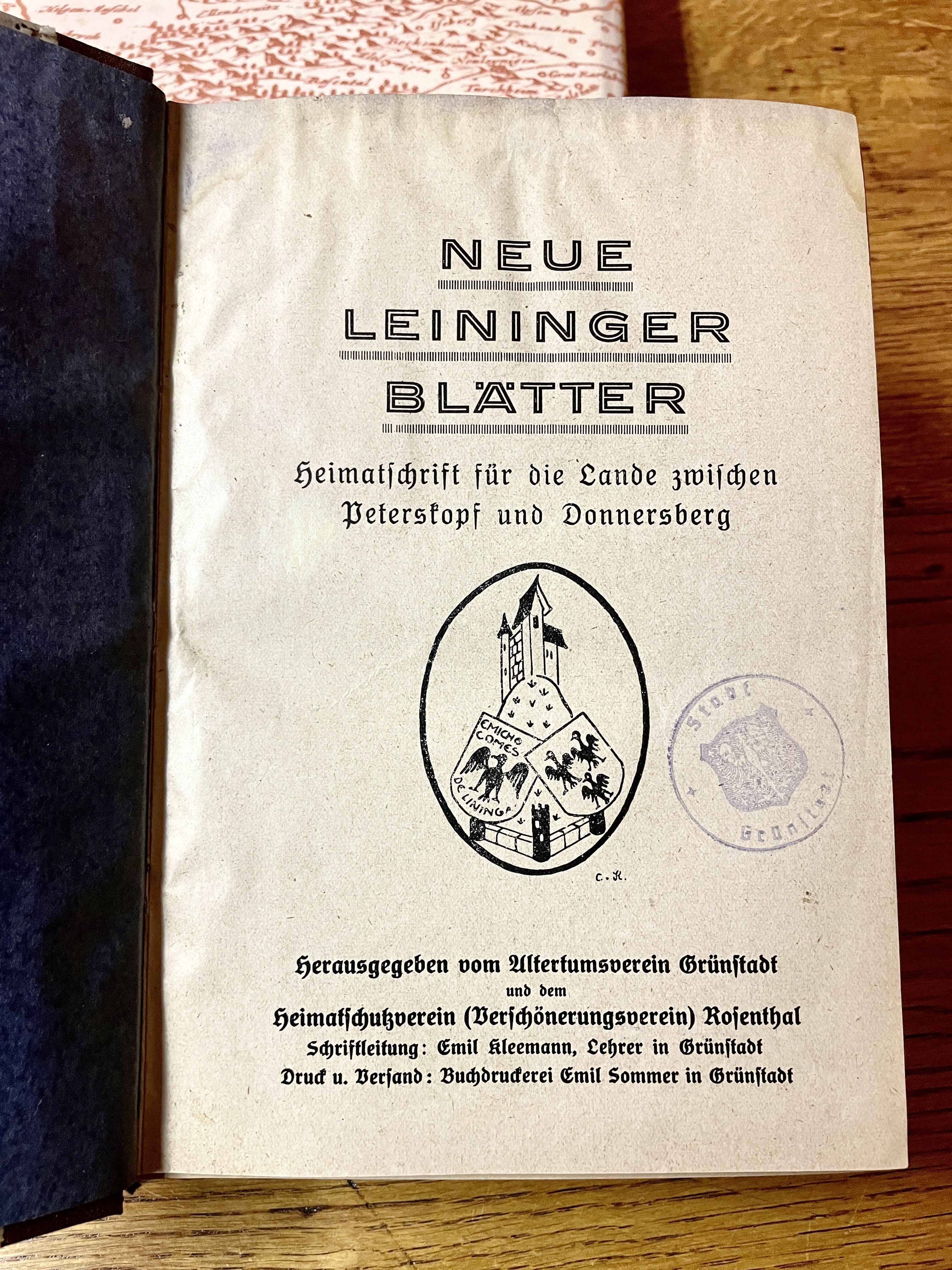 Neue Leininger Blätter, zum Buch gebunden (Museum Im Alten Rathaus Grünstadt CC BY-NC-SA)