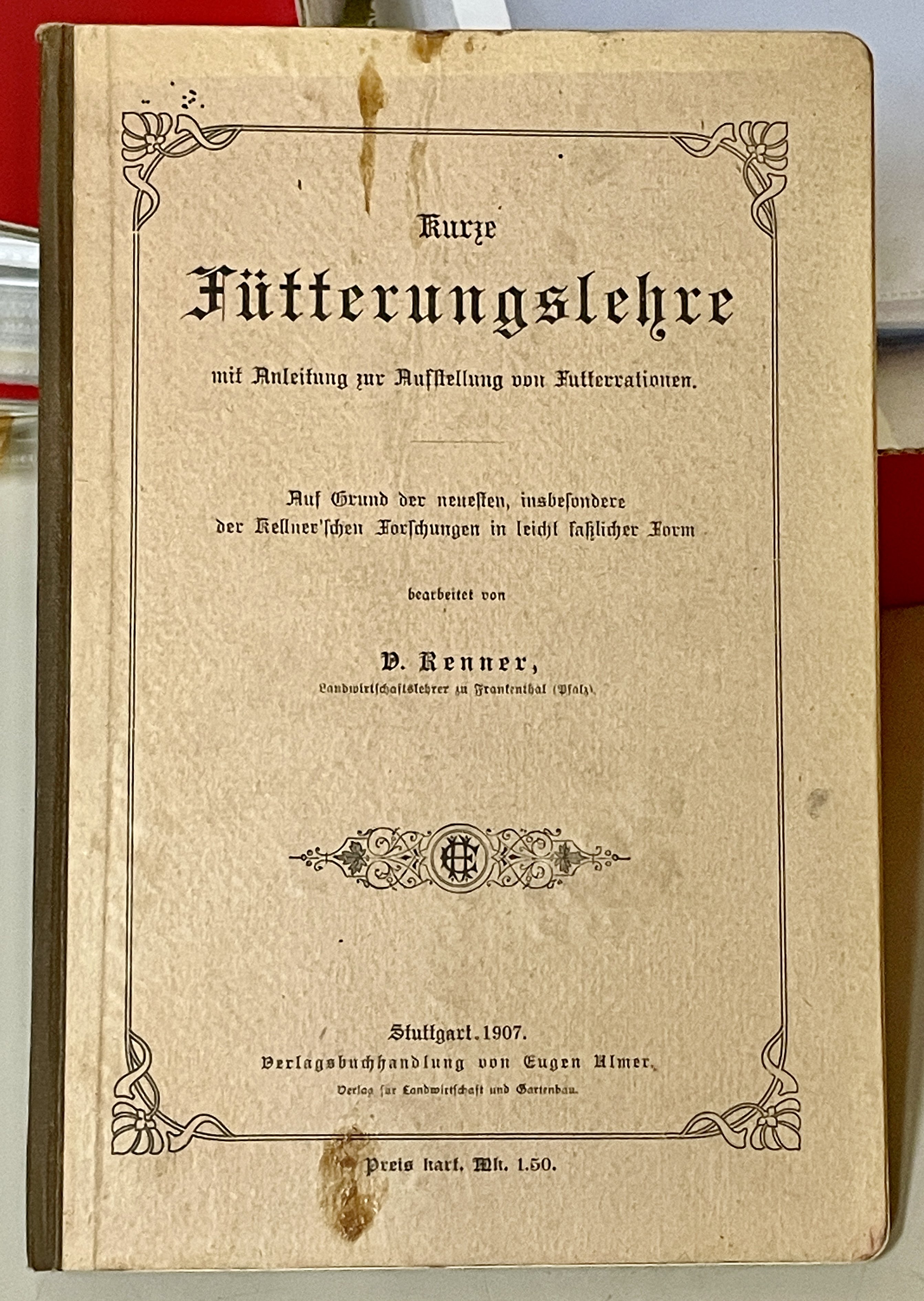 Buch mit Widmung an Reichstagsabgeordneten Stauffer (Museum Im Alten Rathaus Grünstadt CC BY-NC-SA)