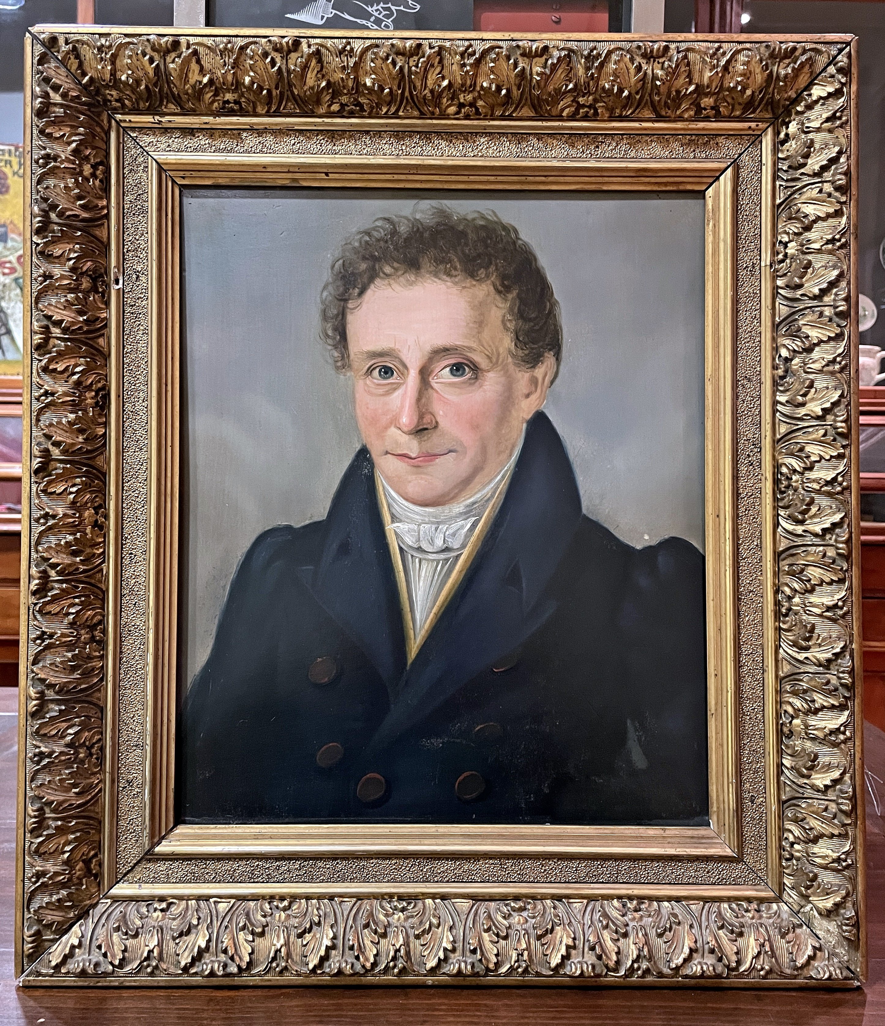 Herrenporträt von Jakob Schlesinger (Museum Im Alten Rathaus Grünstadt CC BY-NC-SA)