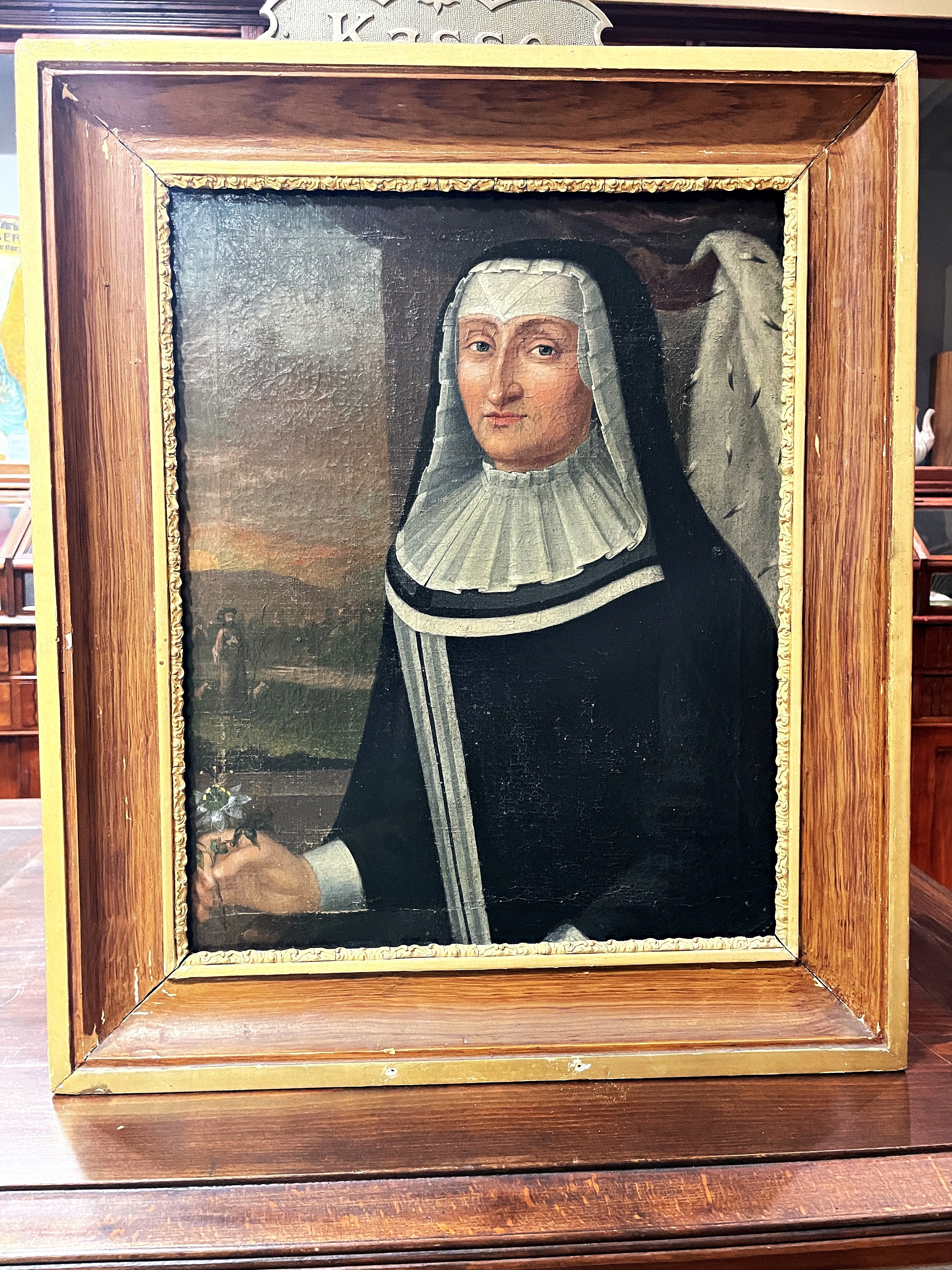 Witwenporträt Gräfin Charlotte Wilhelmina zu Leiningen (Museum Im Alten Rathaus Grünstadt CC BY-NC-SA)