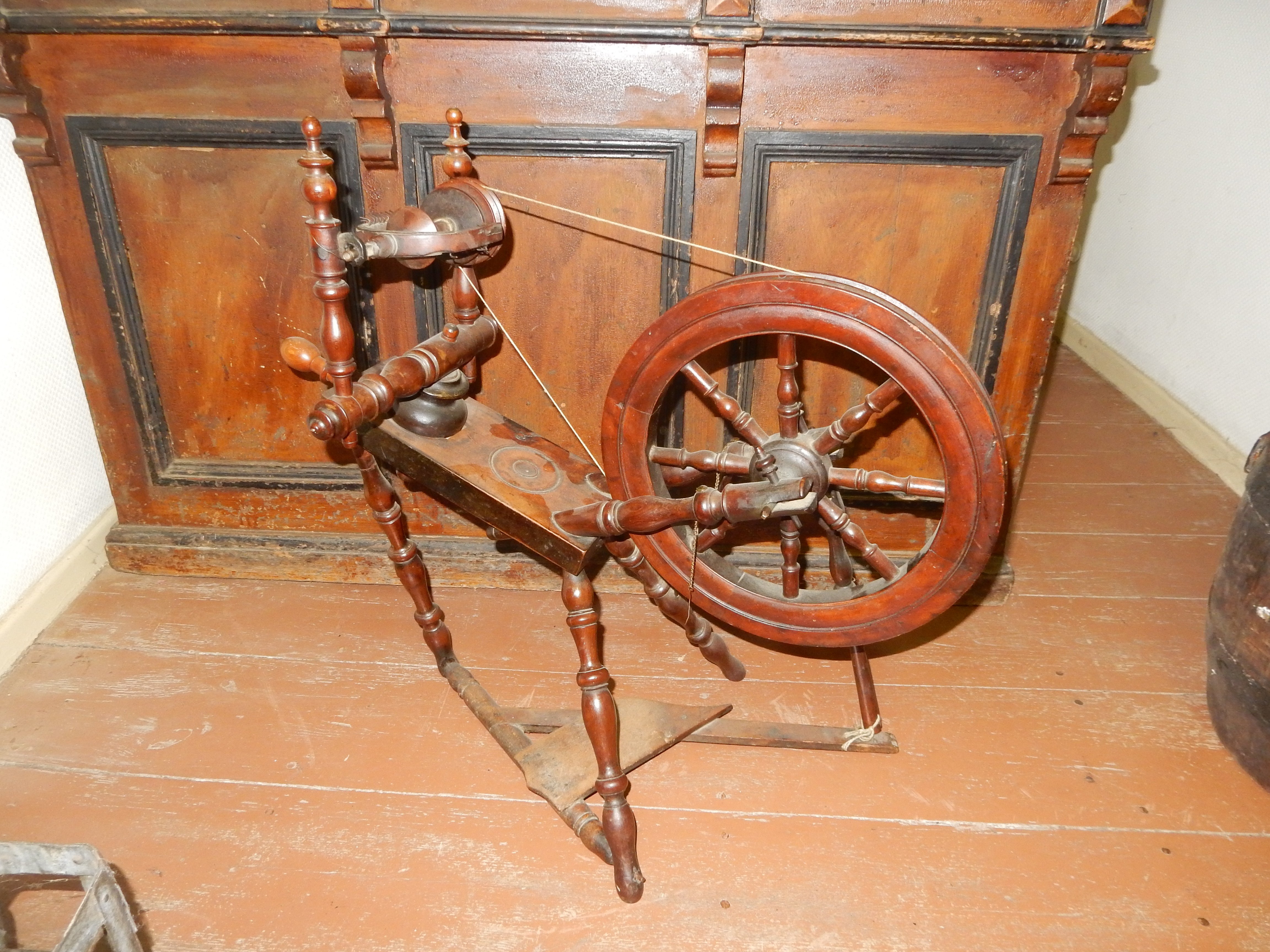 Spinnrad (Einrichmuseum CC BY-NC-SA)