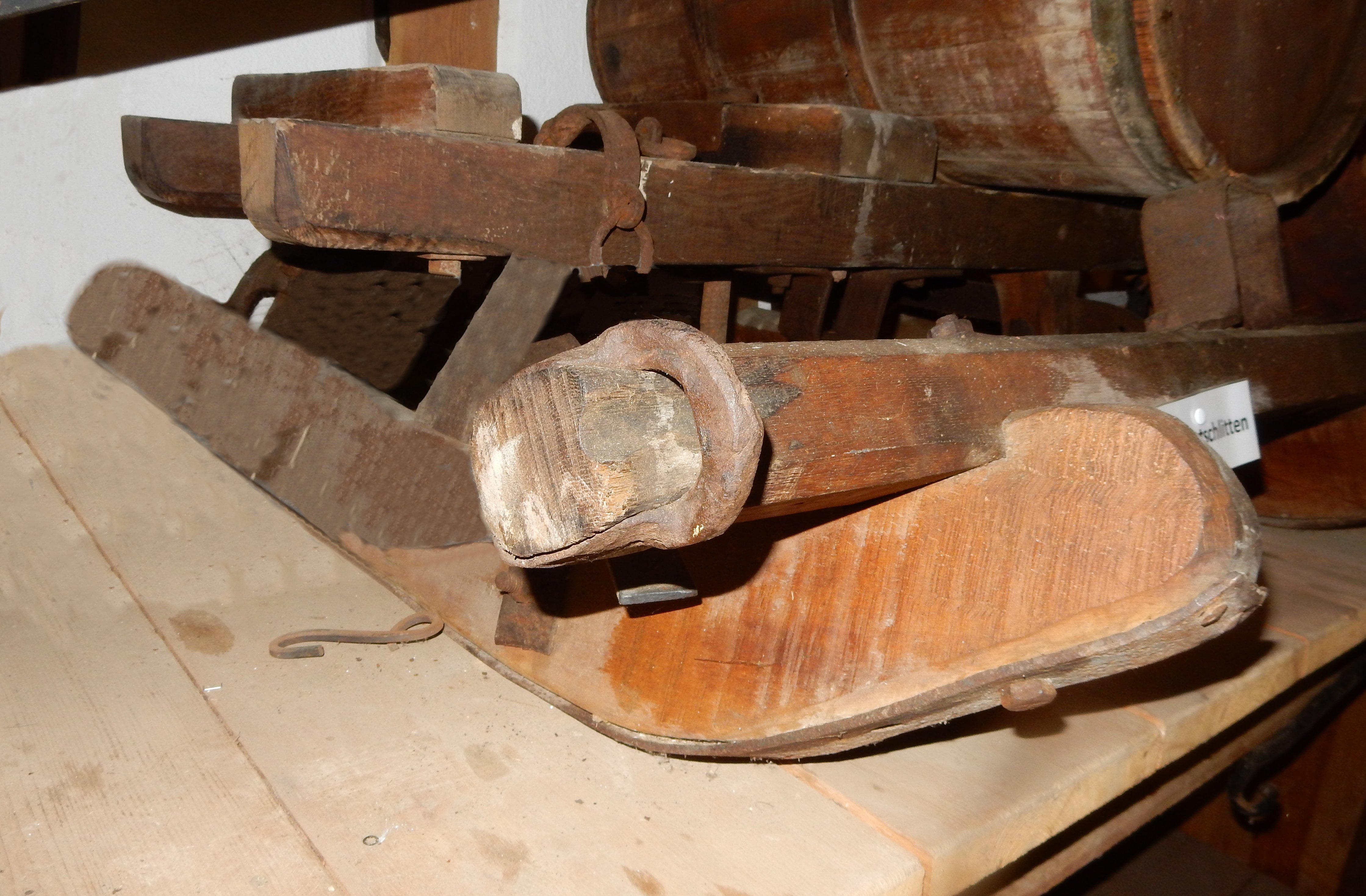 Transportschlitten (Holz) (Einrichmuseum CC BY-NC-SA)