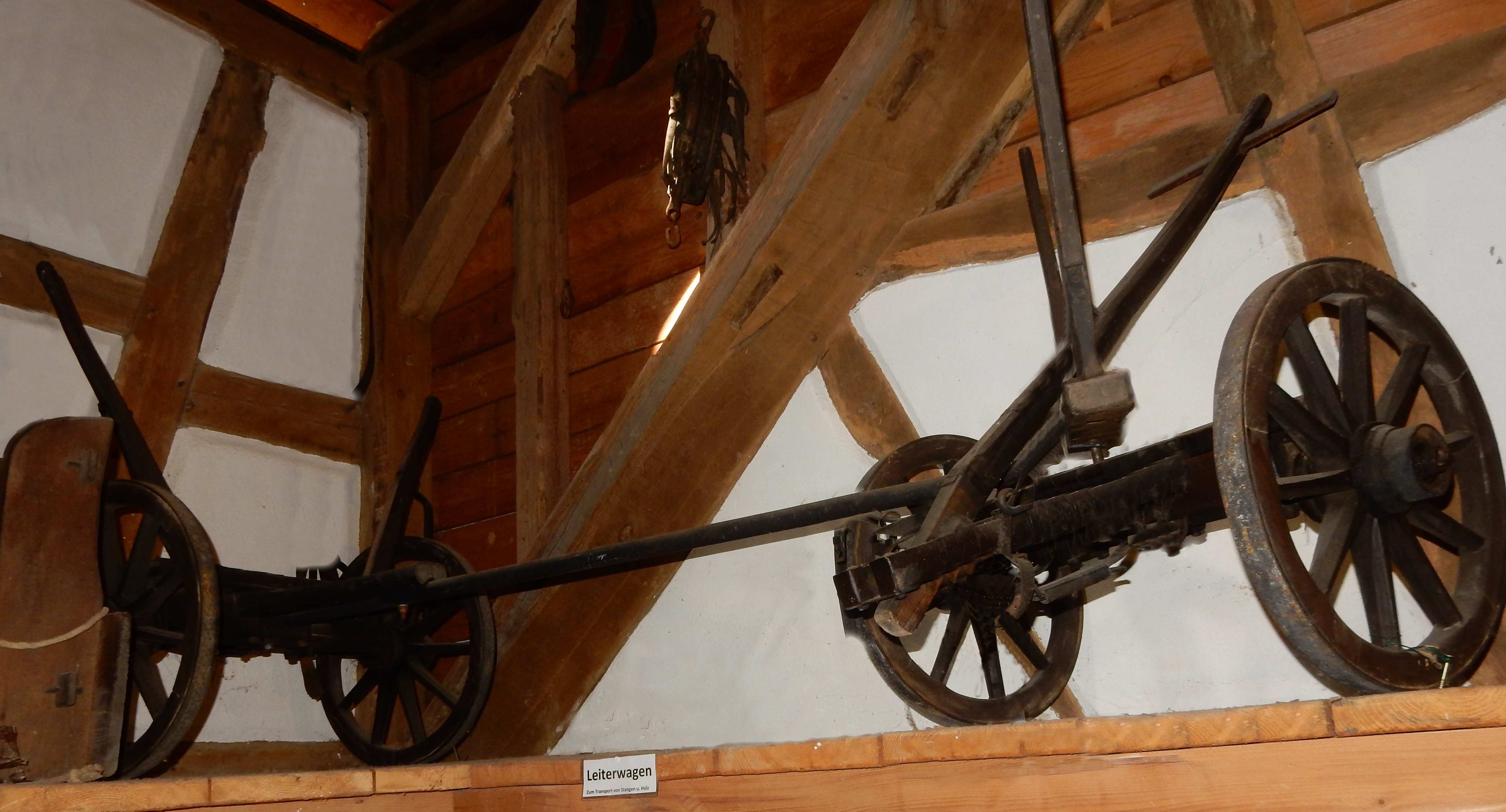 Langholzwagen (Einrichmuseum CC BY-NC-SA)