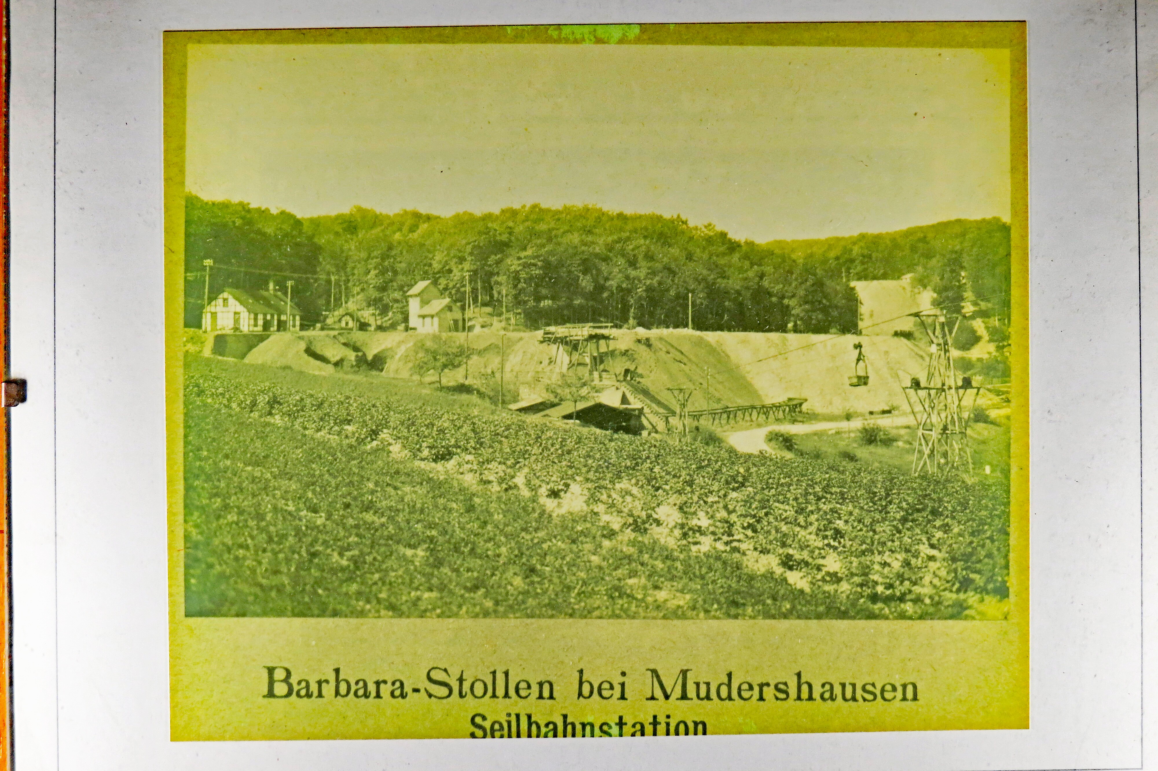 Konvolut Gegenstände von Steiger Wilhelm Gerlach: Foto Barbara-Stollen Seilbahnstation (Museumsverein Einrich e.V. CC BY-NC-SA)