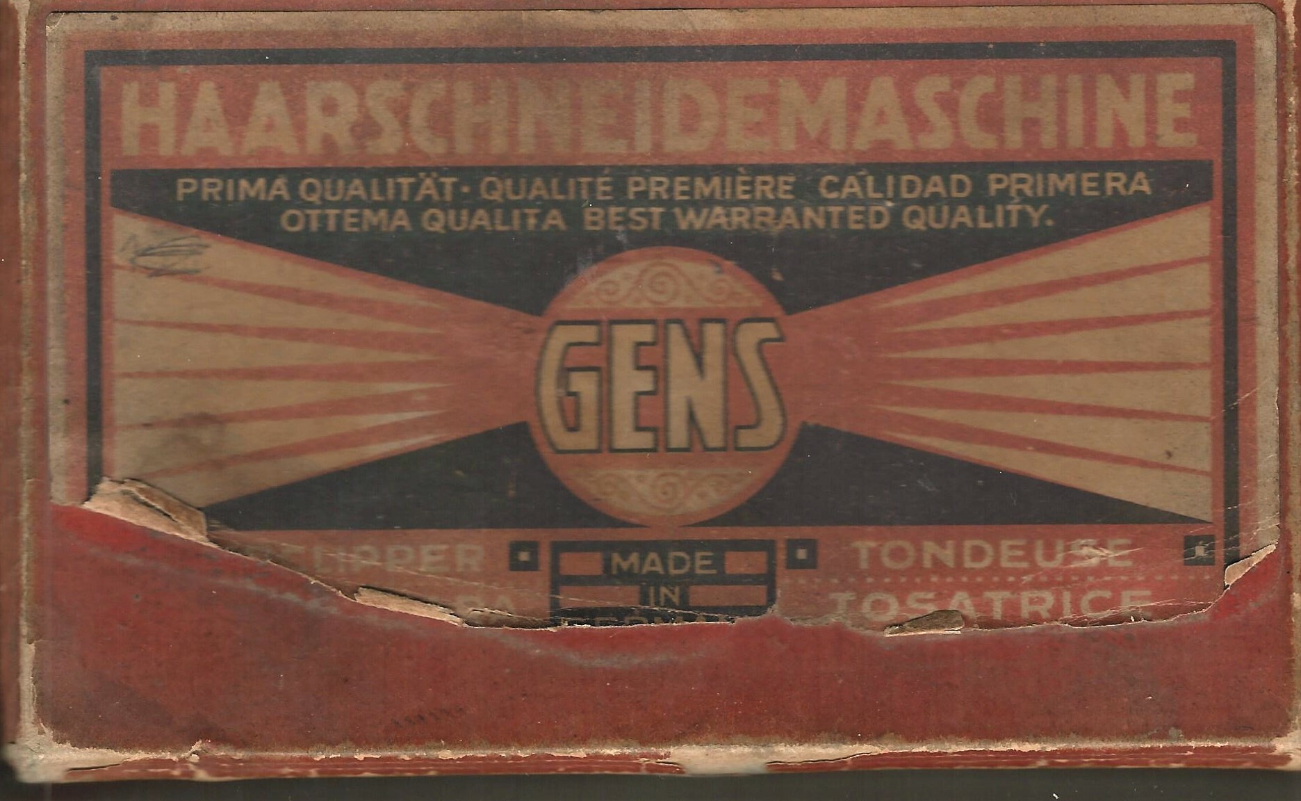 Haarschneide-Maschine (Einrichmuseum CC BY-NC-SA)