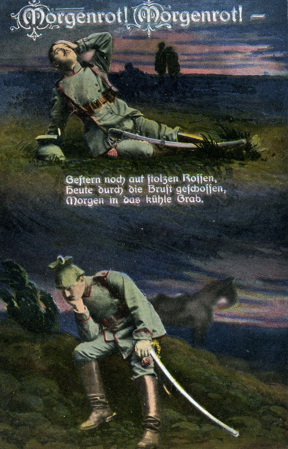 Bildpostkarte Morgenrot (Historisches Museum der Pfalz, Speyer CC BY)