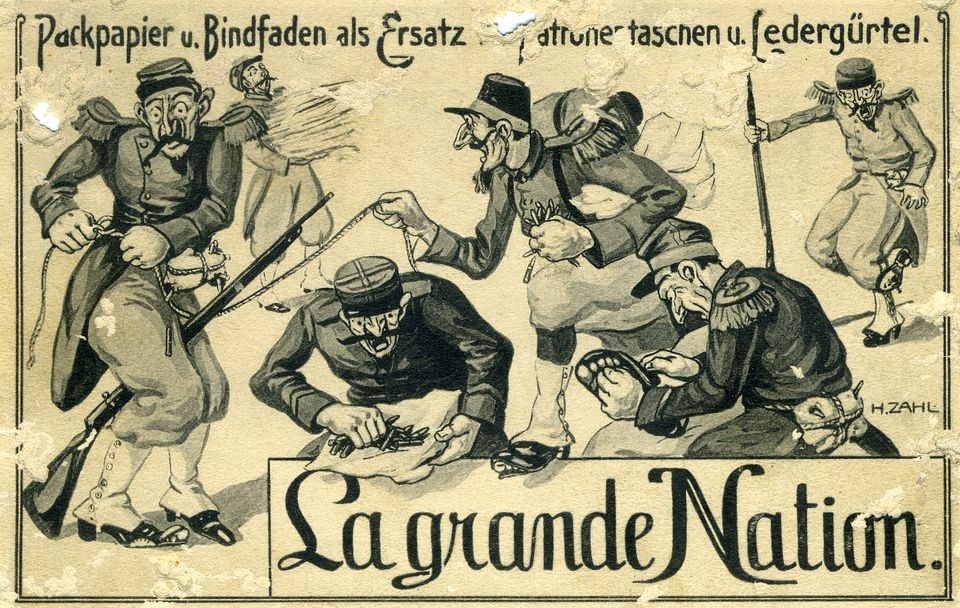 Postkarte &quot;La grande nation&quot; (Historisches Museum der Pfalz, Speyer CC BY)
