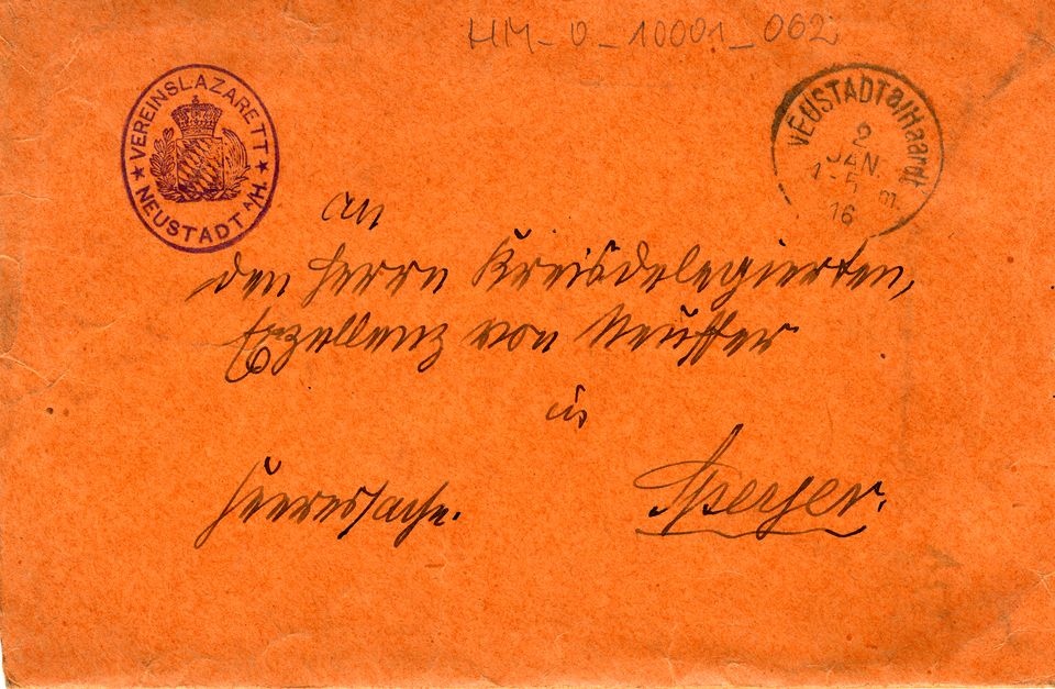 Briefumschlag (Historisches Museum der Pfalz, Speyer CC BY)
