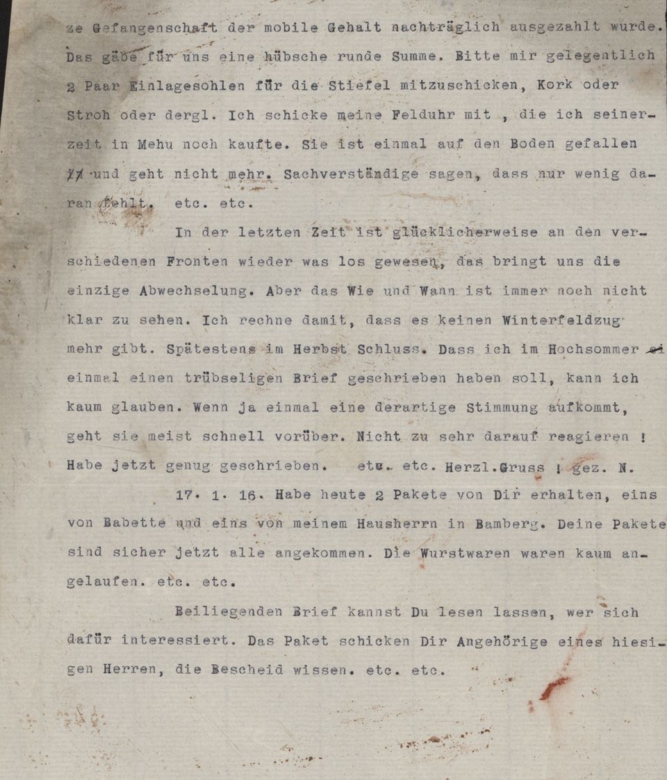 Seite eines Briefes (Historisches Museum der Pfalz, Speyer CC BY)